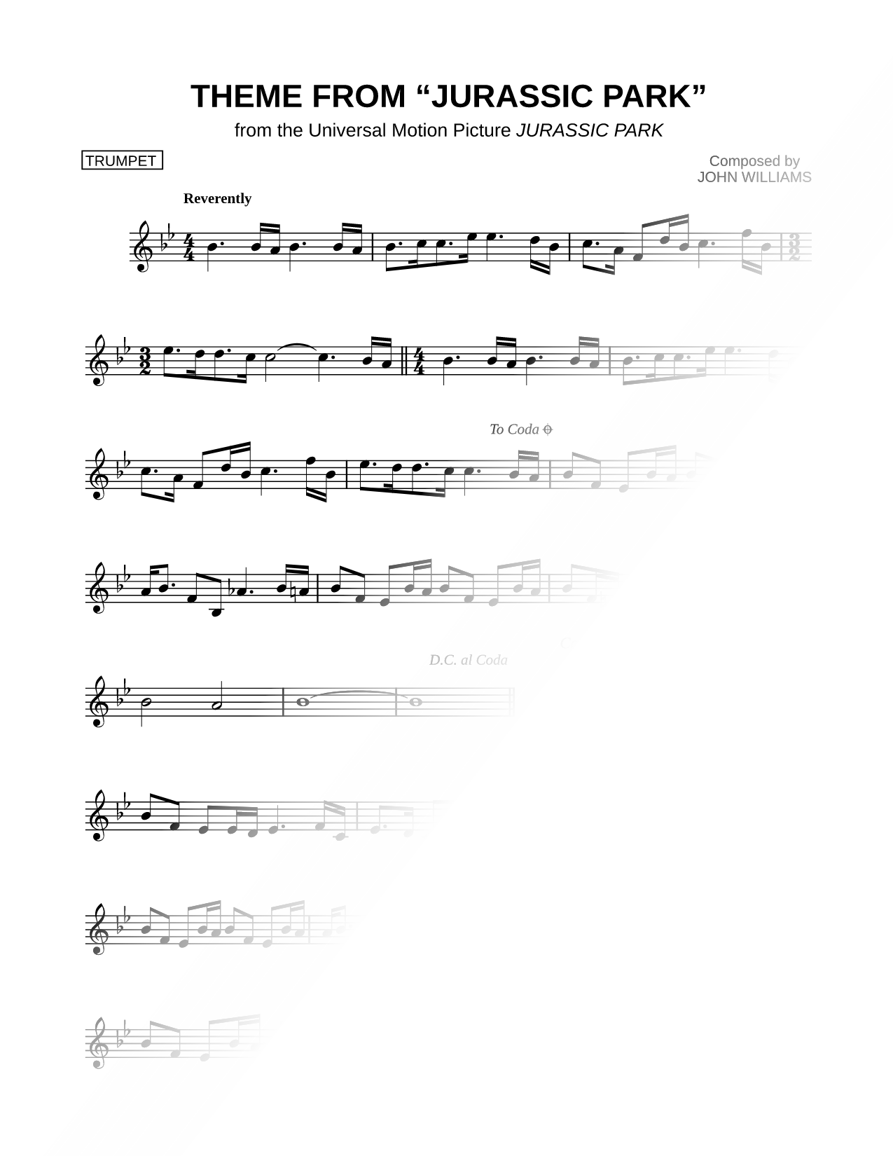 Theme from Jurassic Park