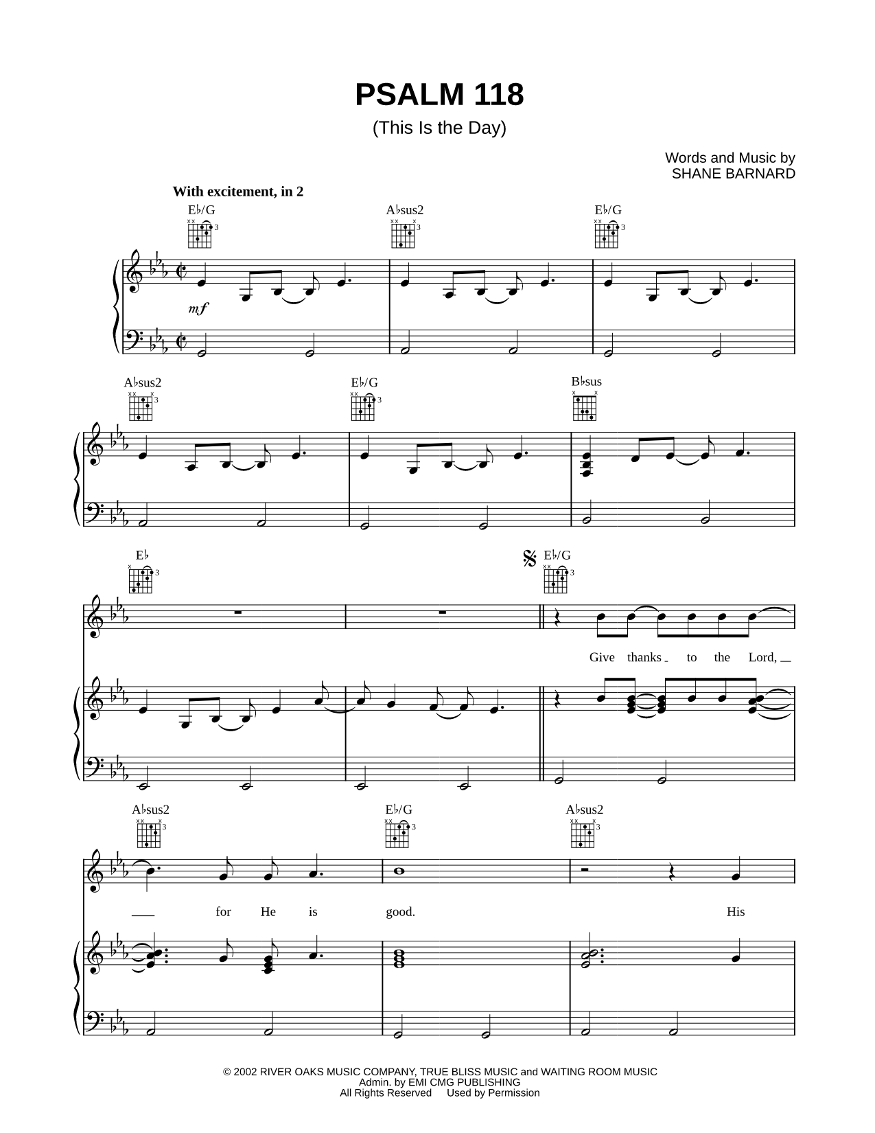 Psalm 118 (This Is the Day)
