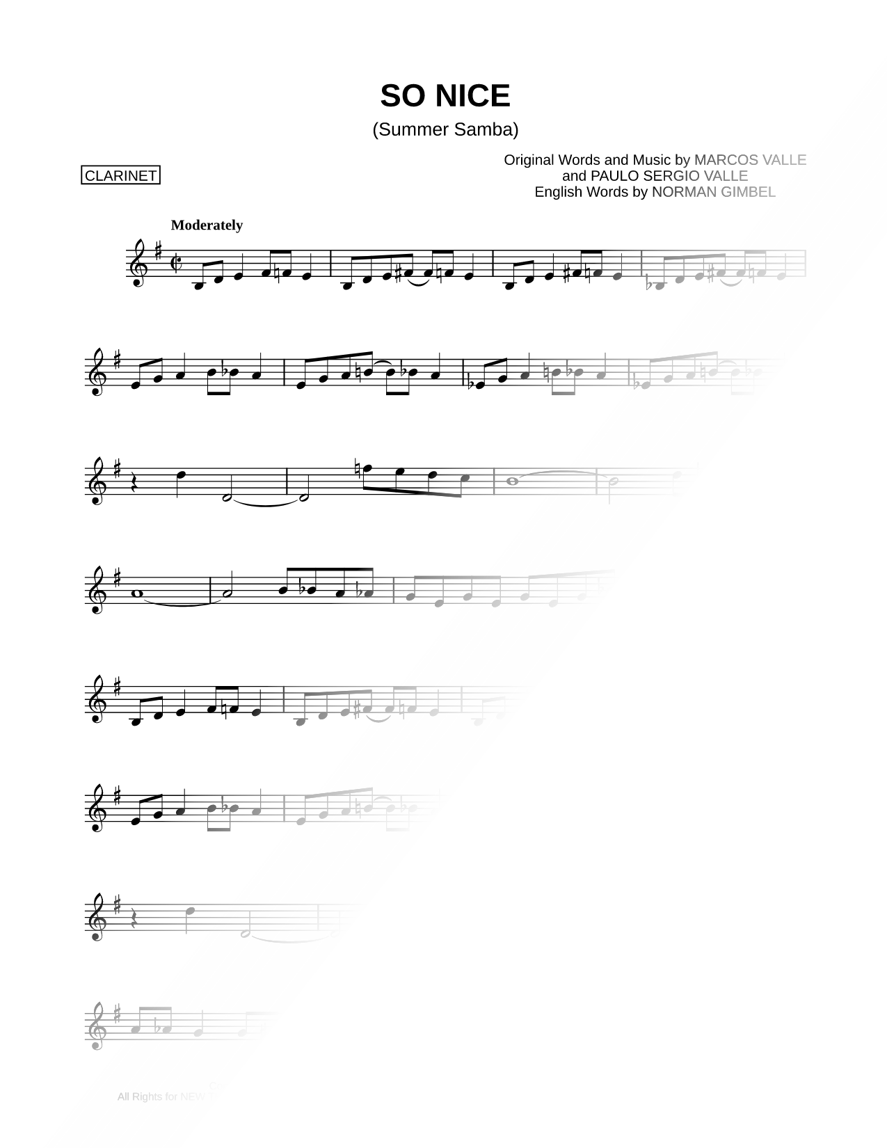 So Nice (Summer Samba)