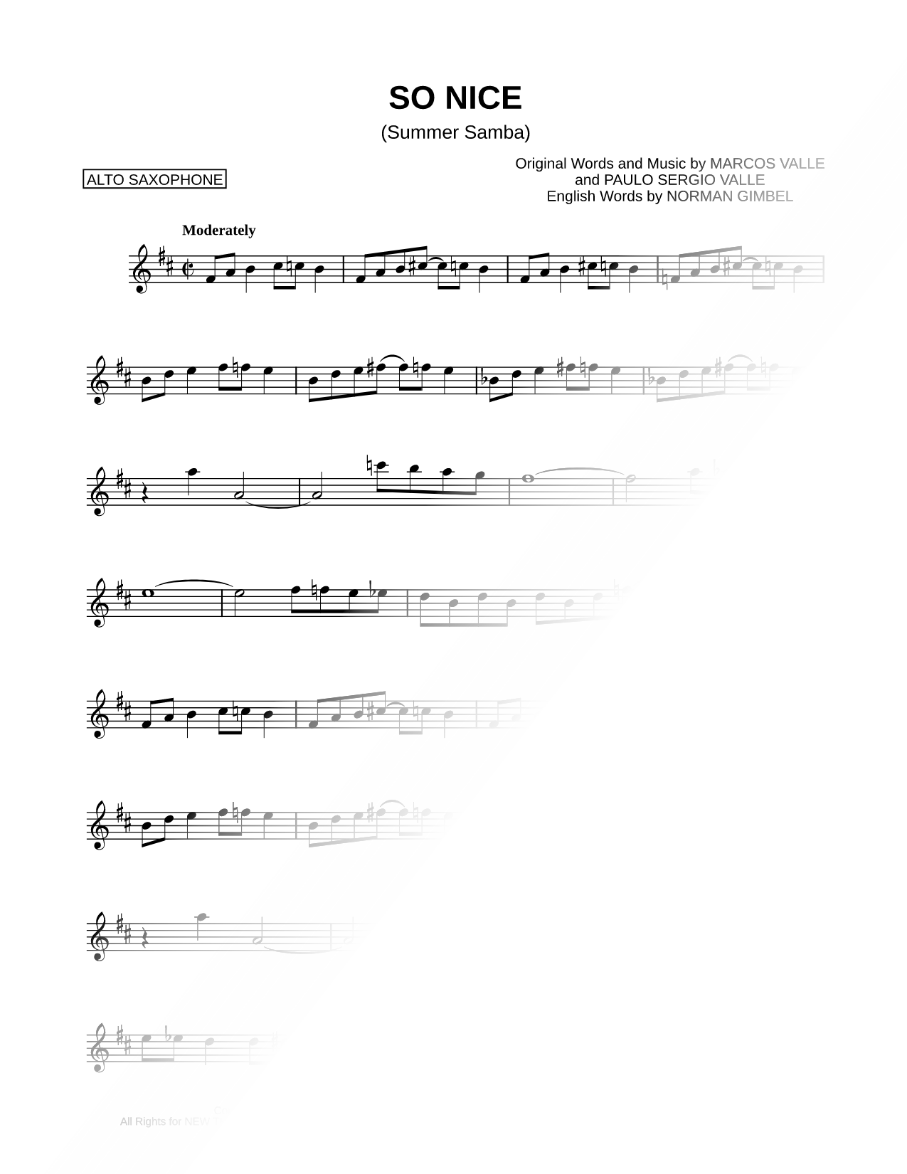 So Nice (Summer Samba)