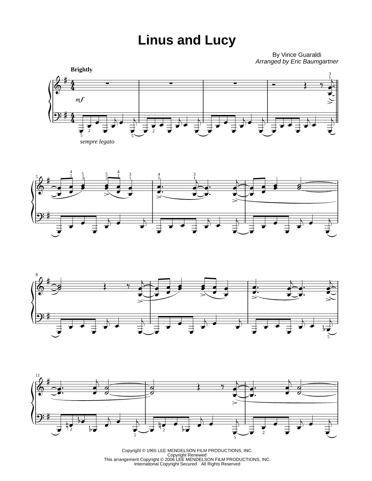 Linus and Lucy (Peanuts Theme)