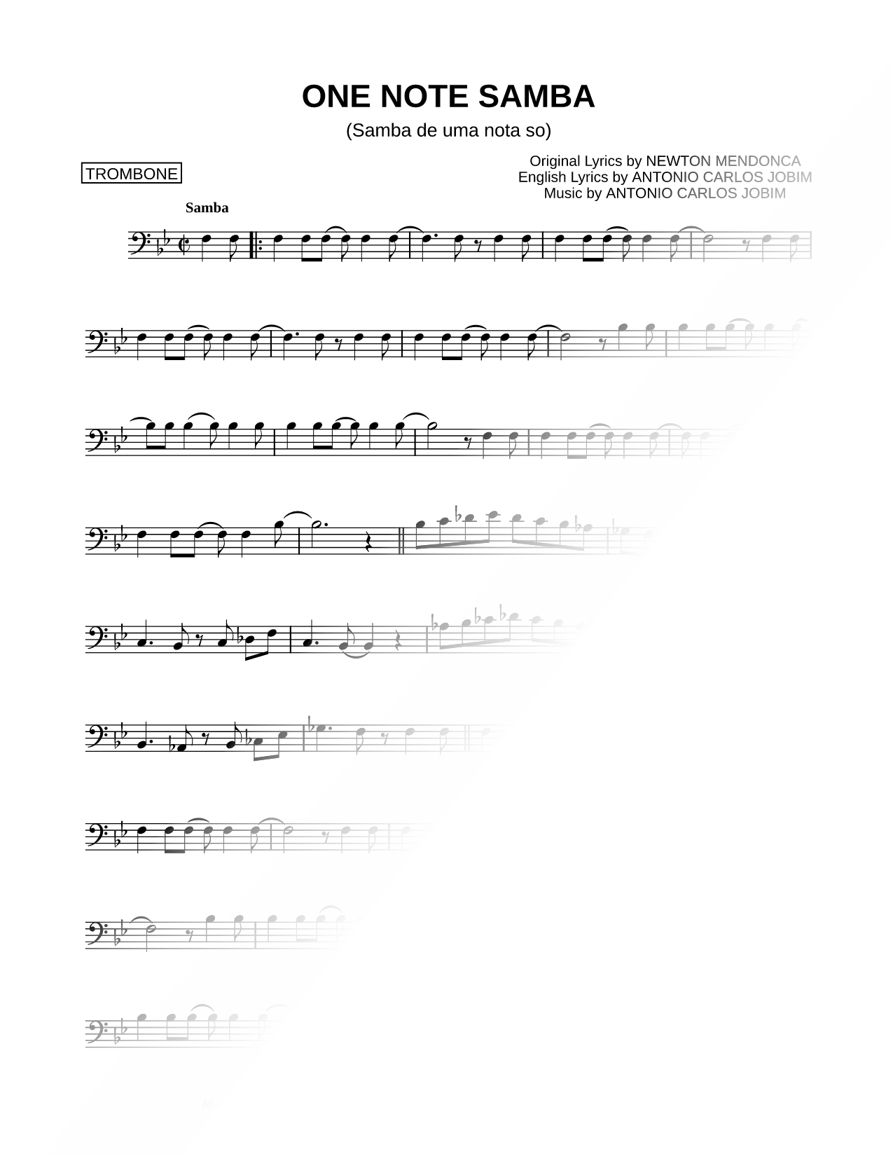 One Note Samba