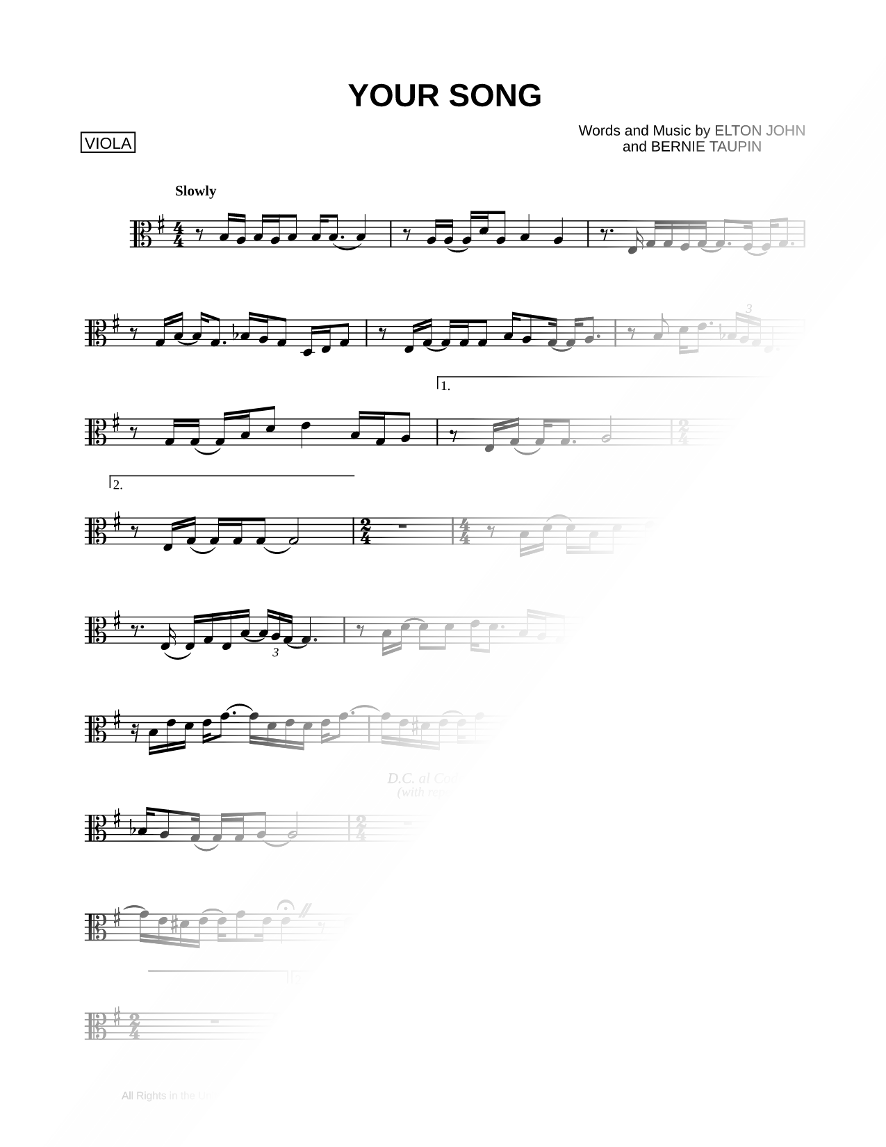 Your Song