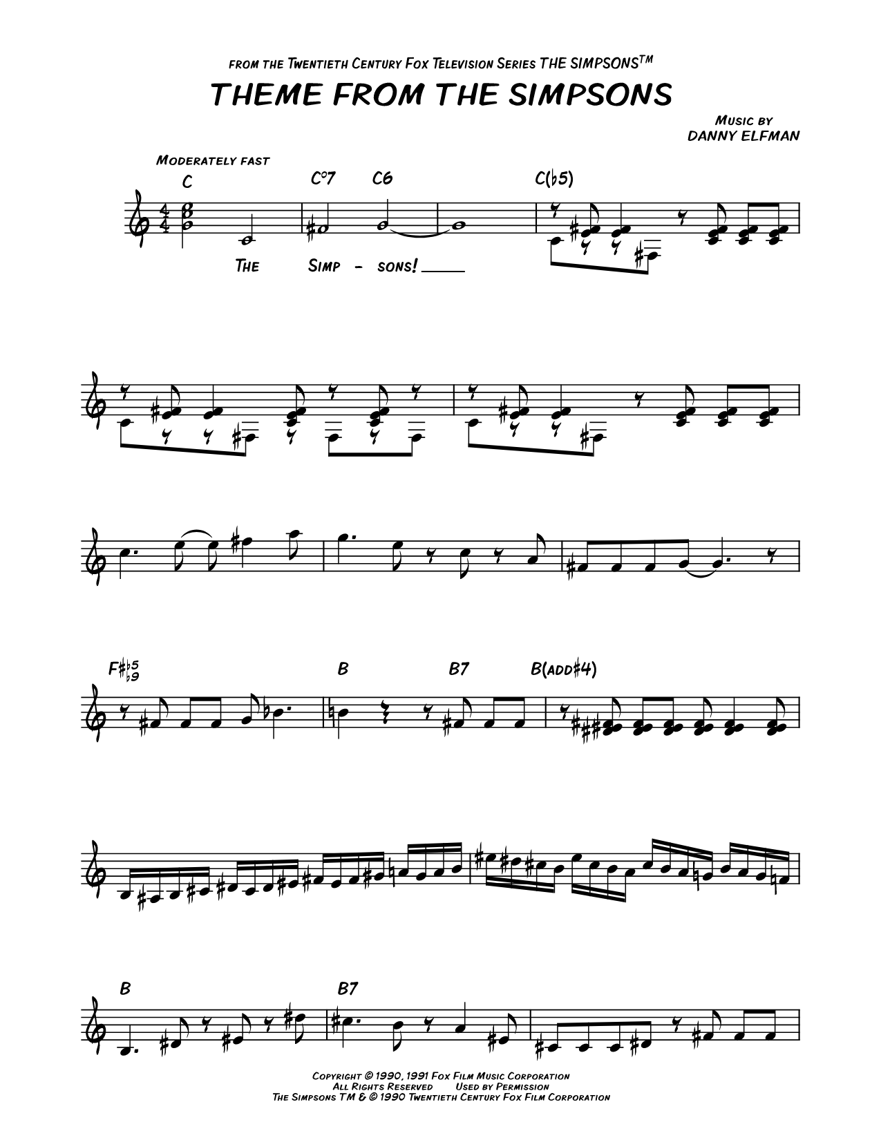 Theme from the Simpsons
