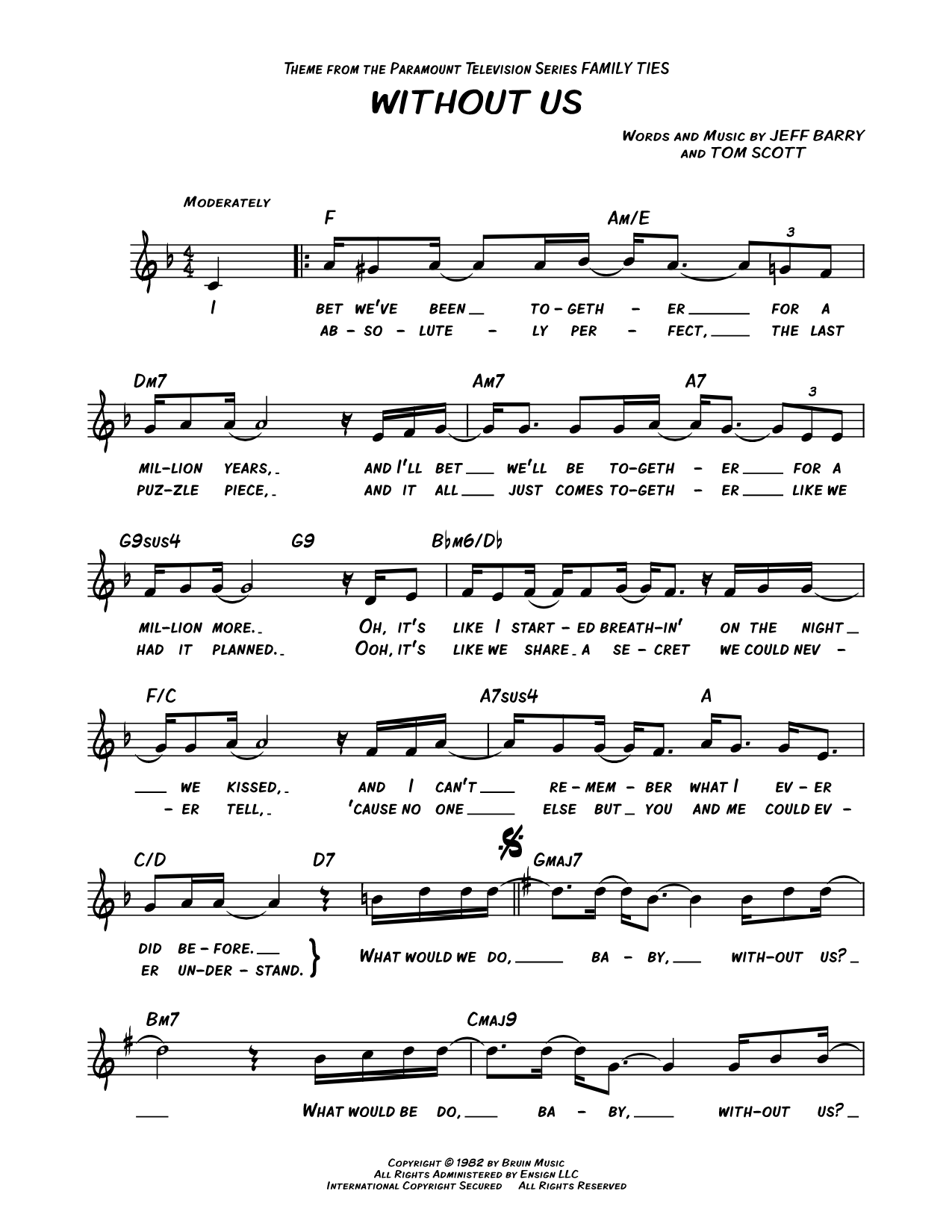 Without Us (Theme from Family Ties)
