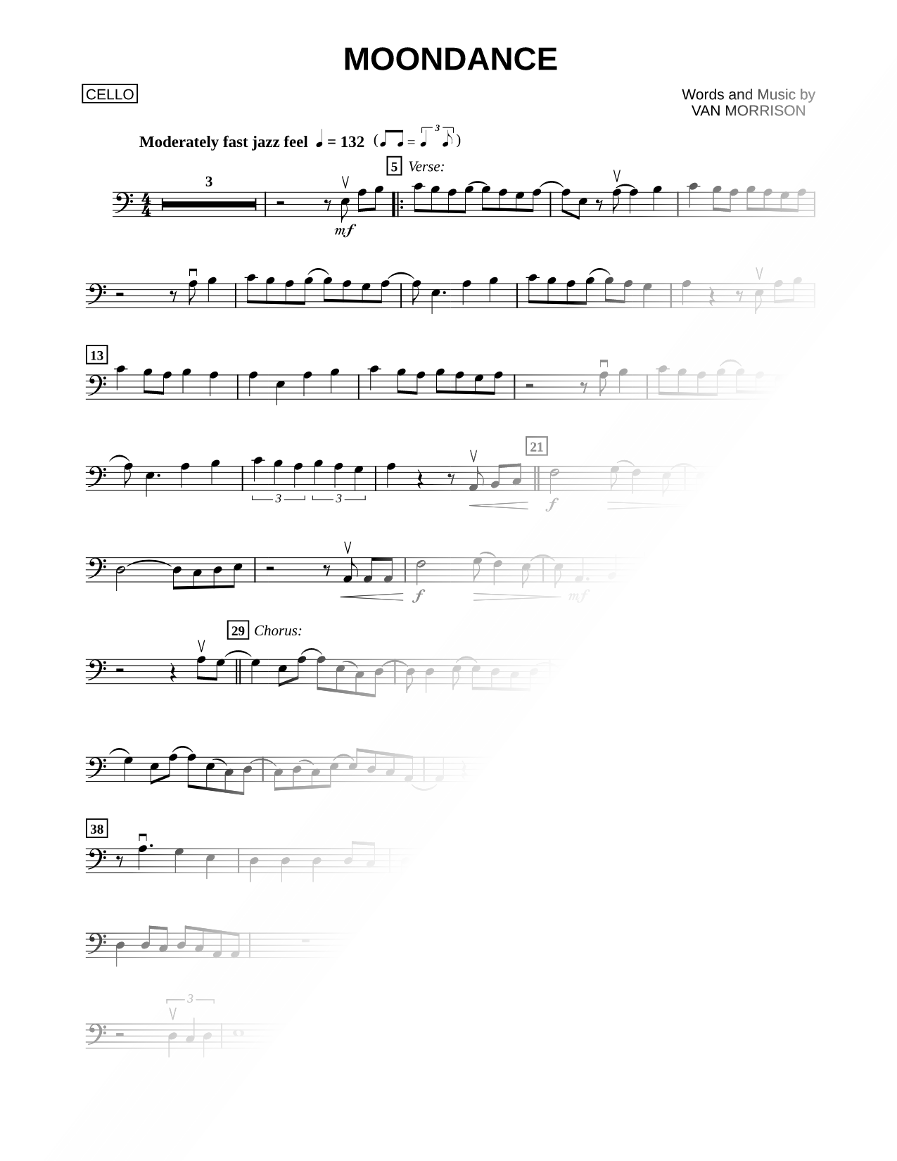Moondance - Cello