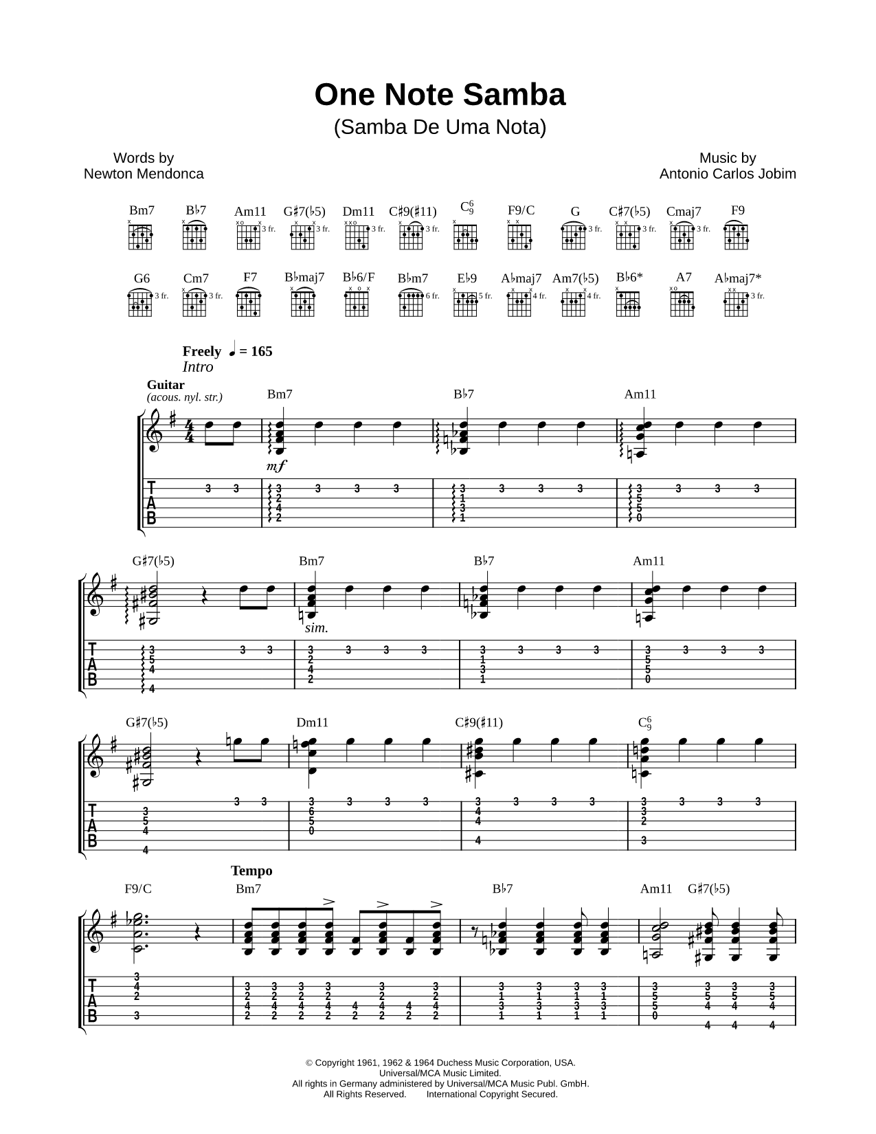 One Note Samba