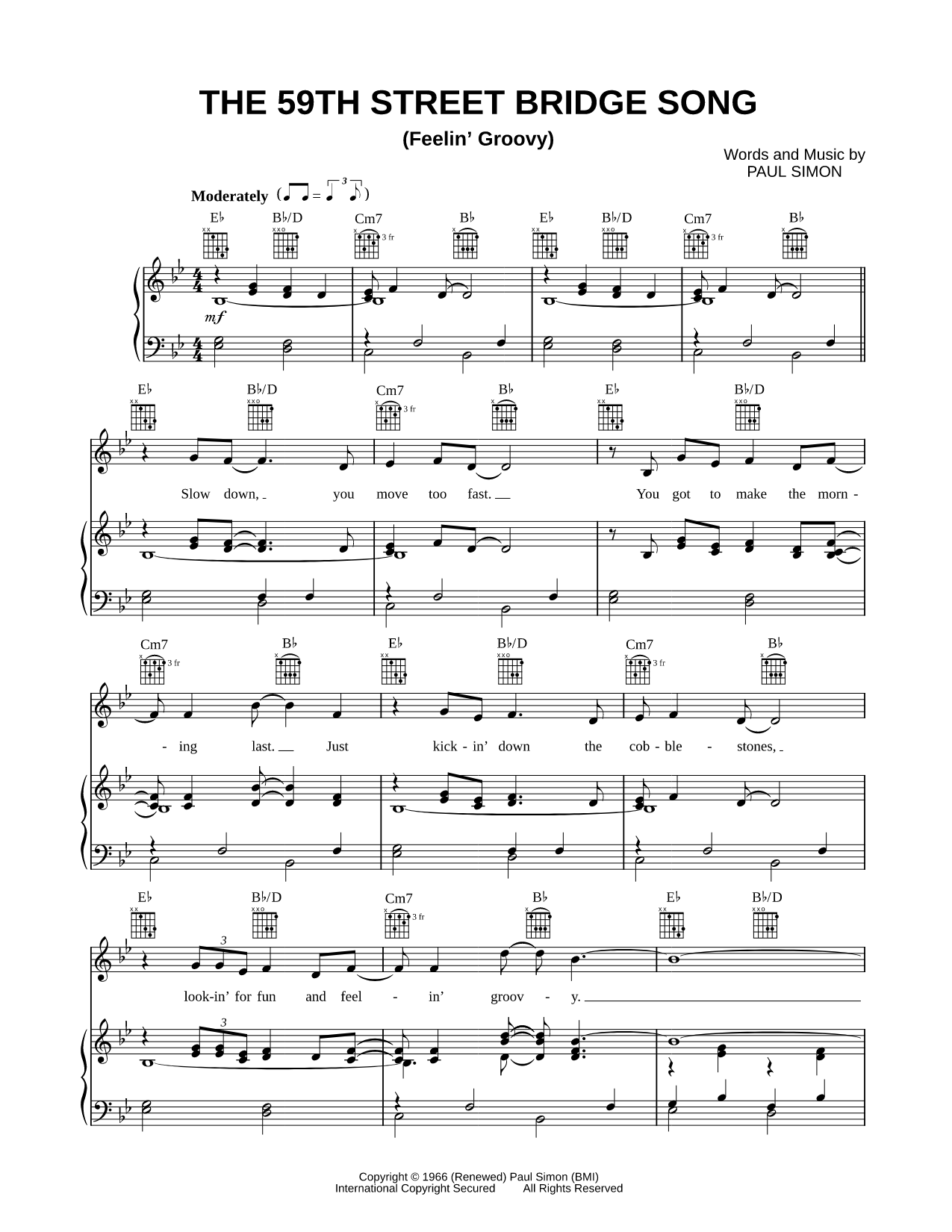 The 59th Street Bridge Song (Feelin' Groovy)