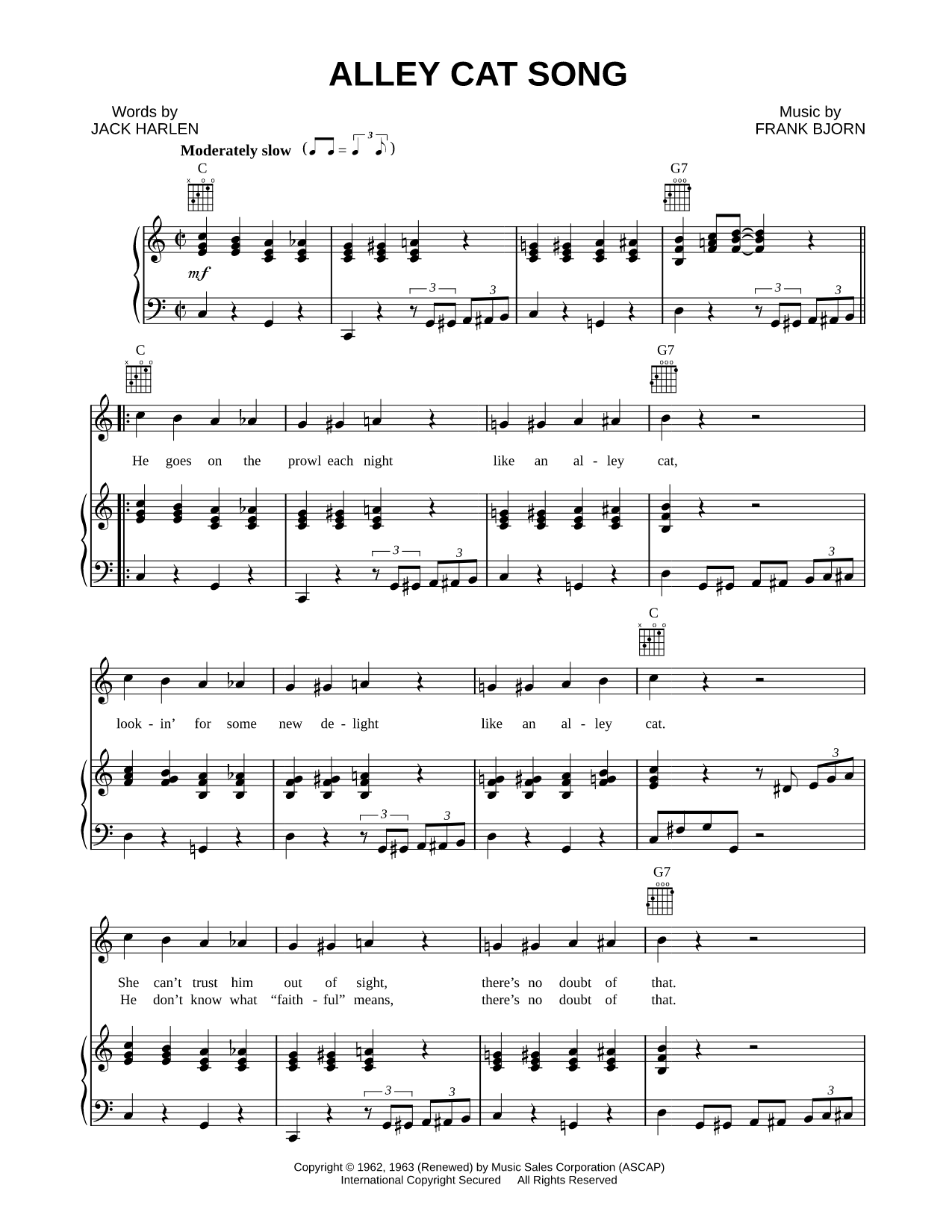 Alley Cat Song