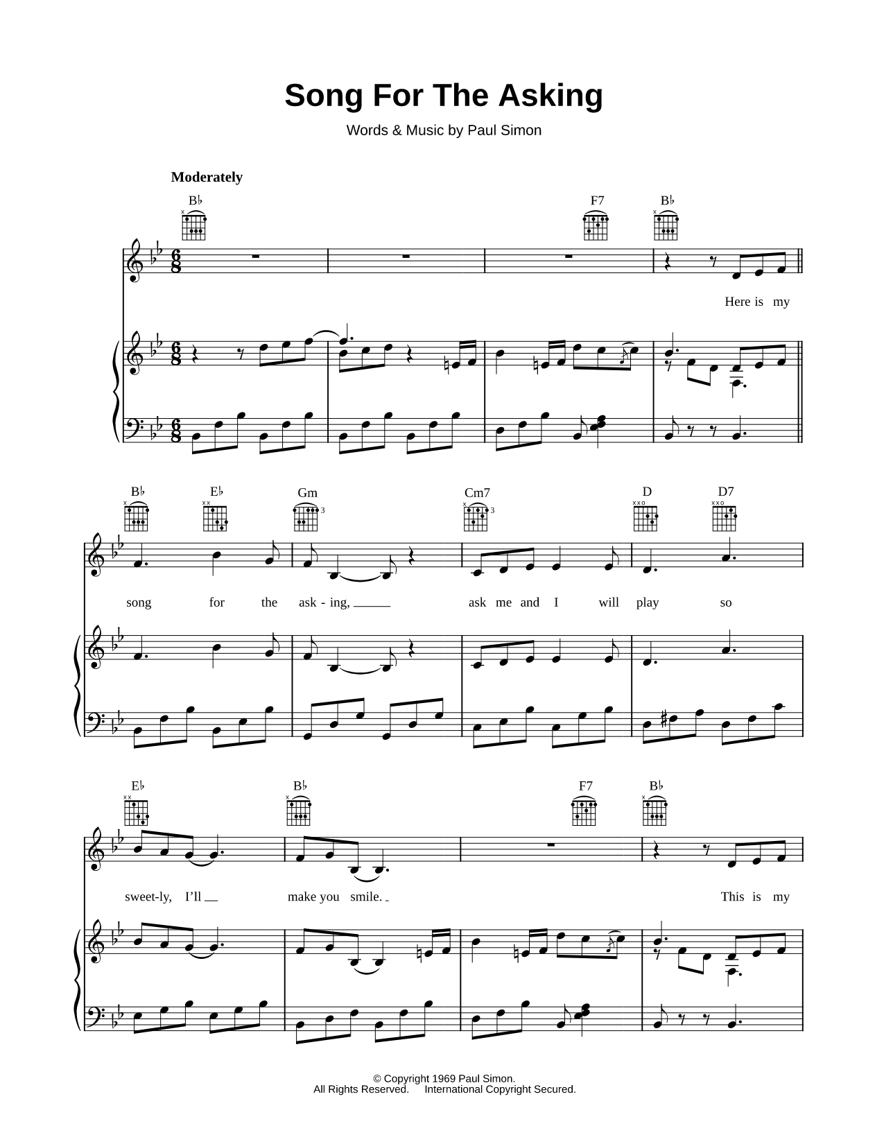 Song for the Asking