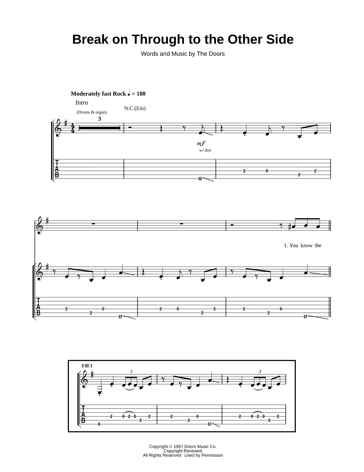 Break on Through (To the Other Side)