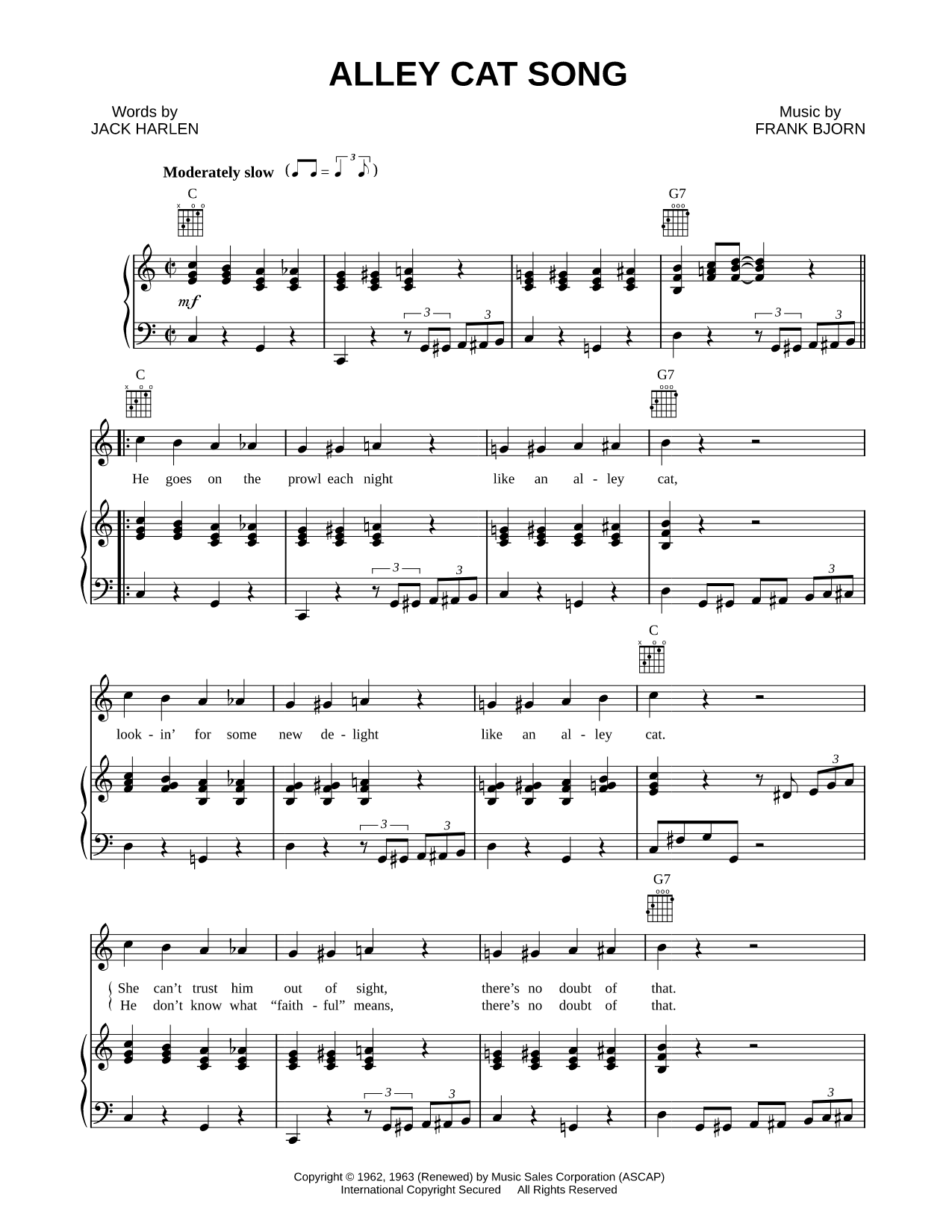 Alley Cat Song