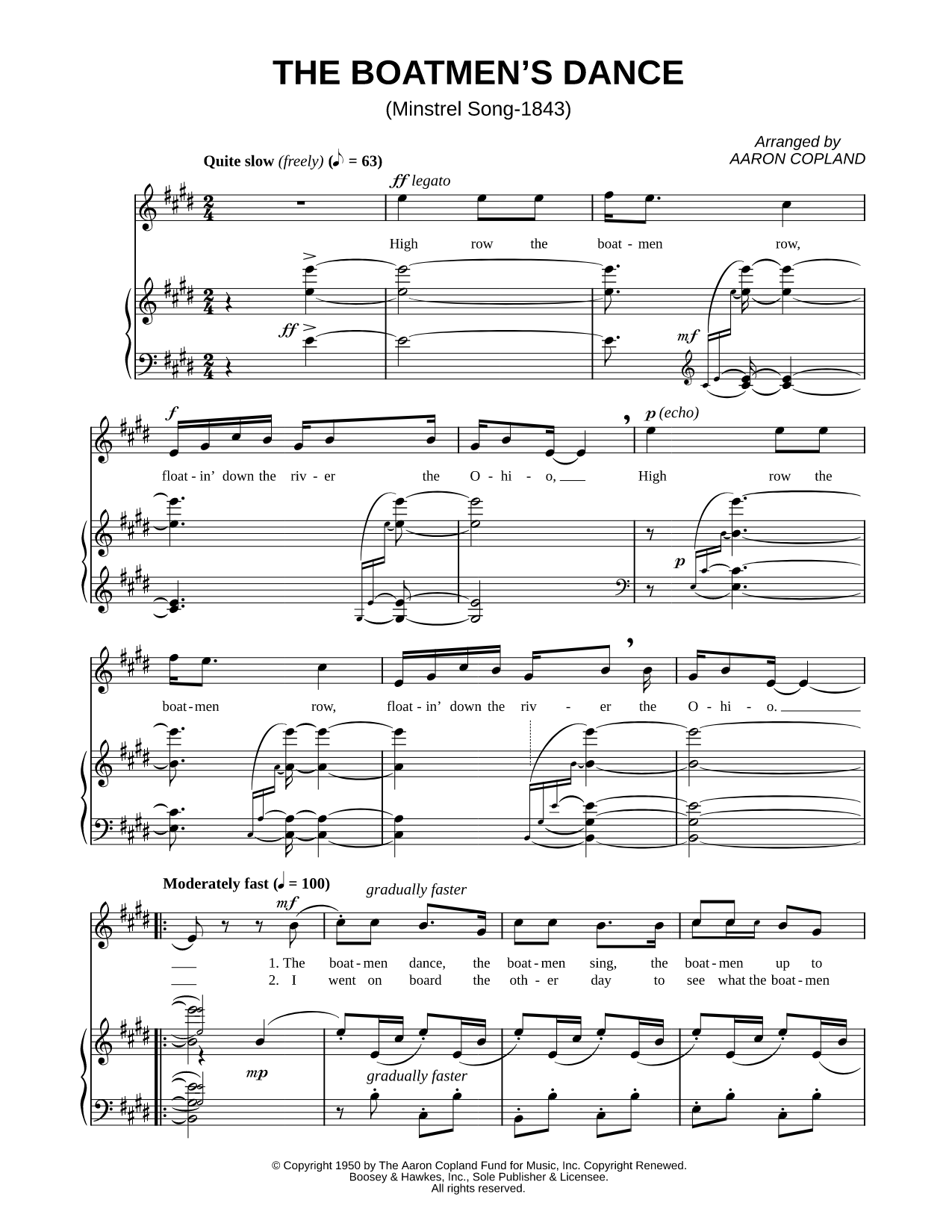 The Boatmen's Dance