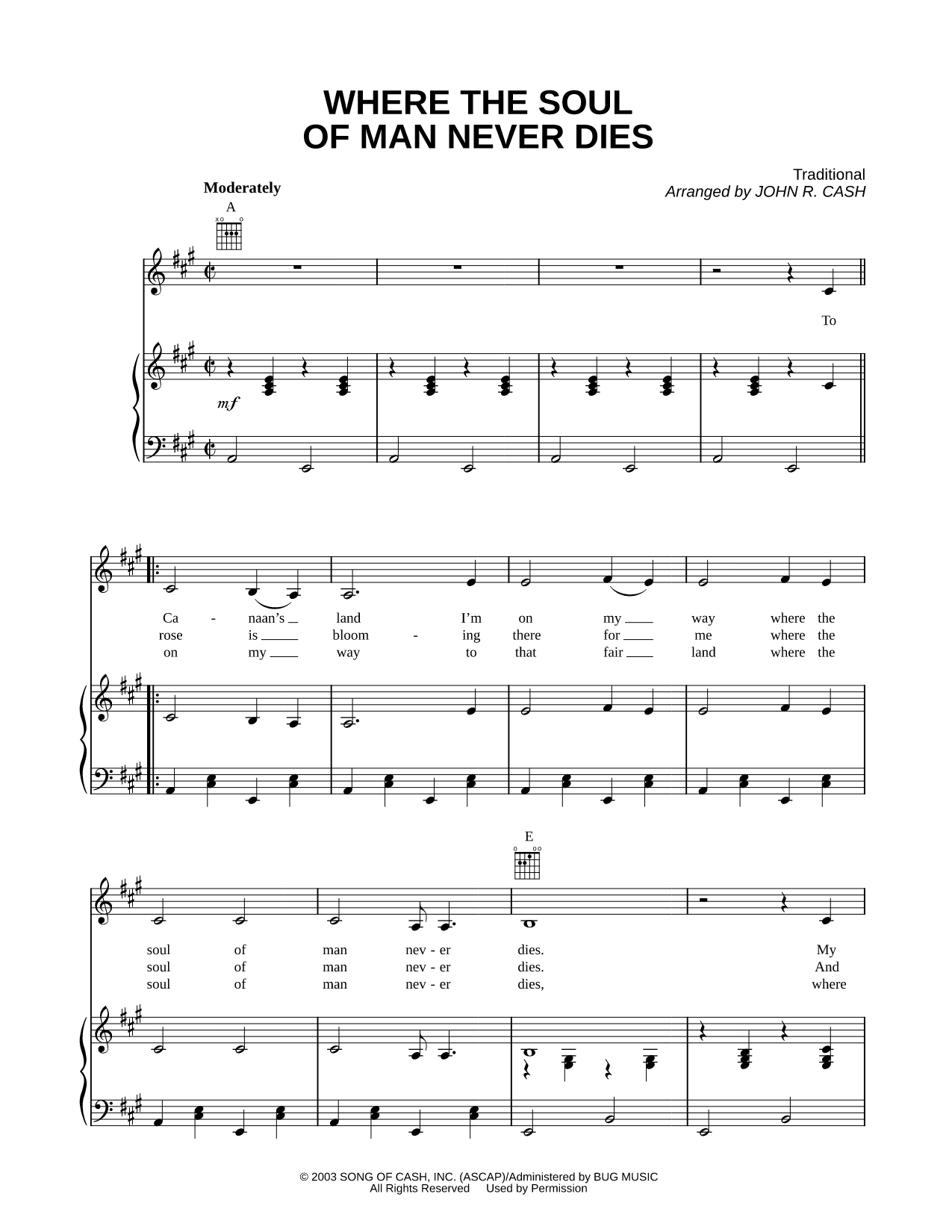 Where the Soul of Man Never Dies