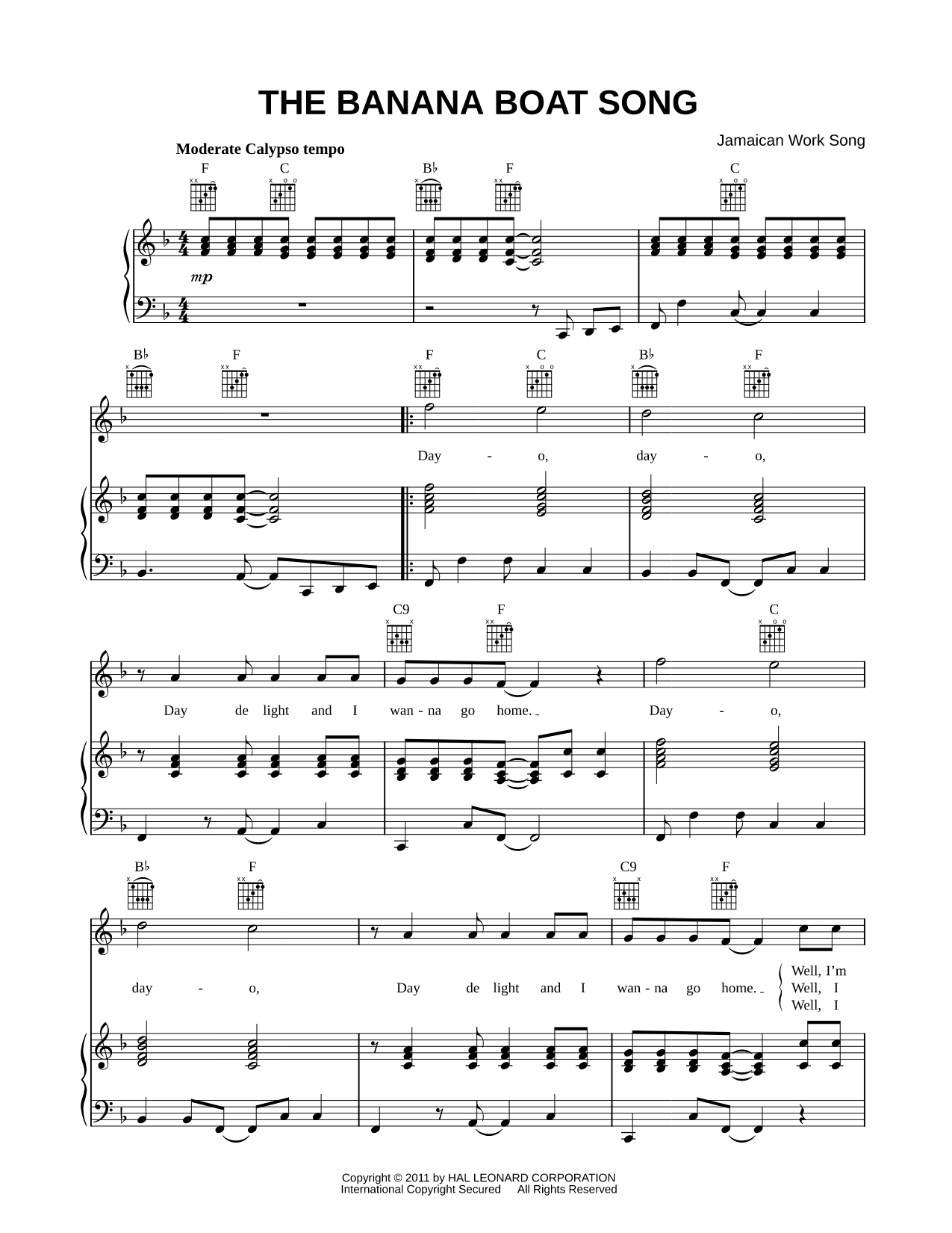 Day-O (The Banana Boat Song)