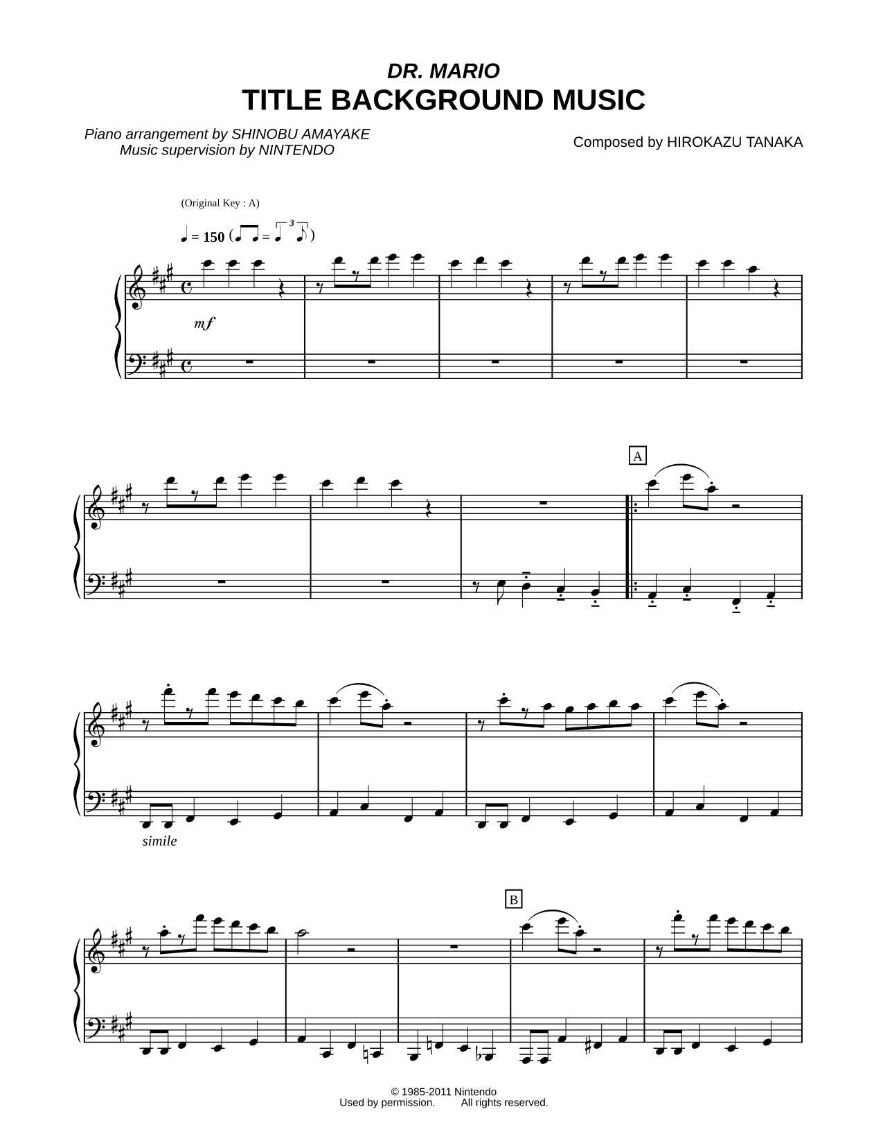 Dr. Mario Title Background Music