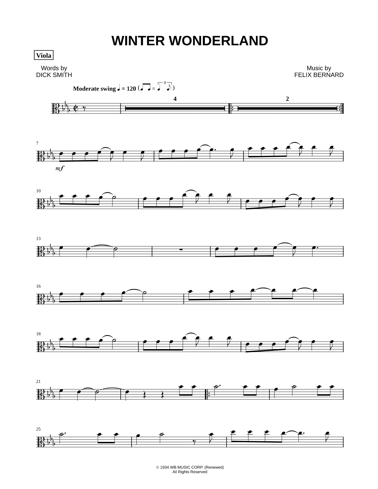 Winter Wonderland - Viola