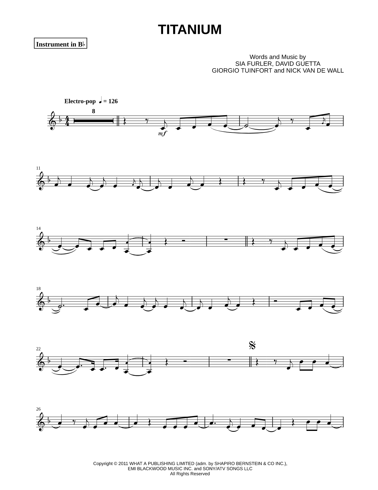 Titanium - Bb Instrument