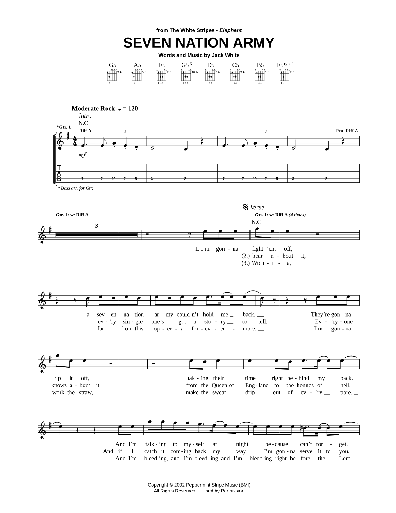 Seven Nation Army