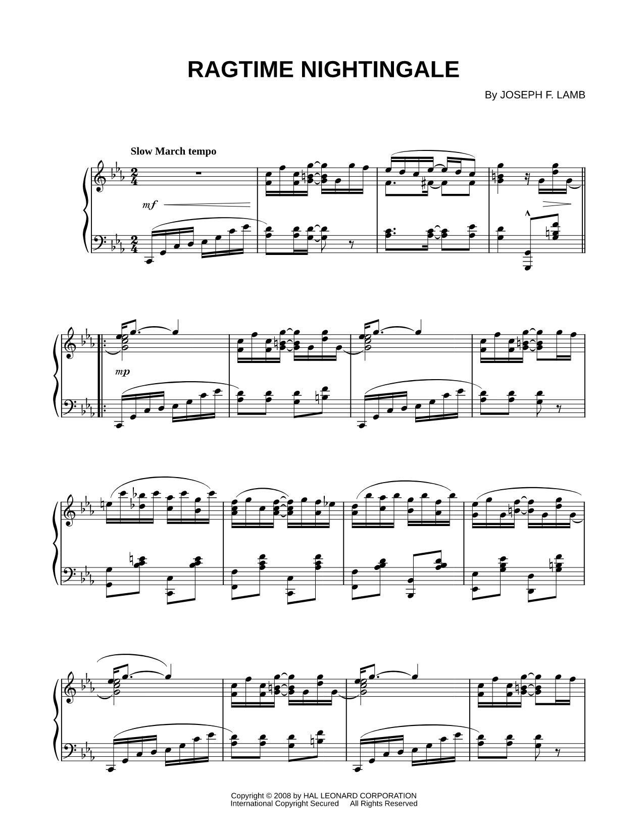Ragtime Nightingale