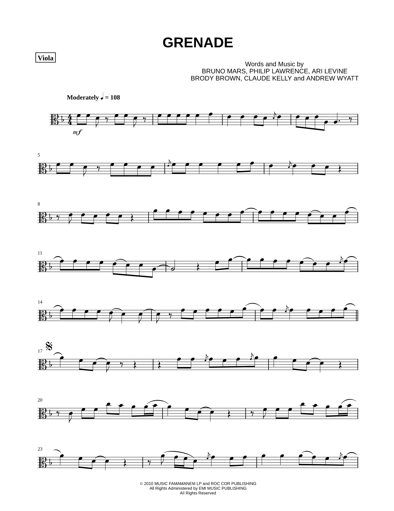 Grenade - Viola