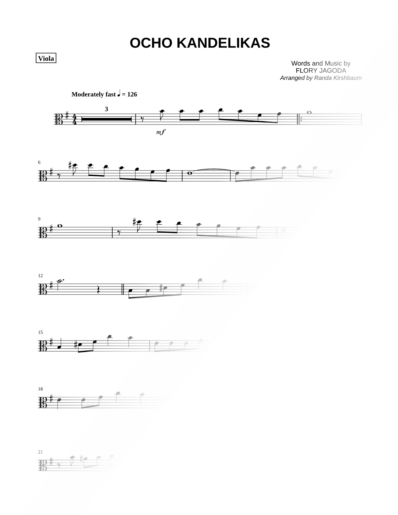 Ocho Kandelikas - Viola