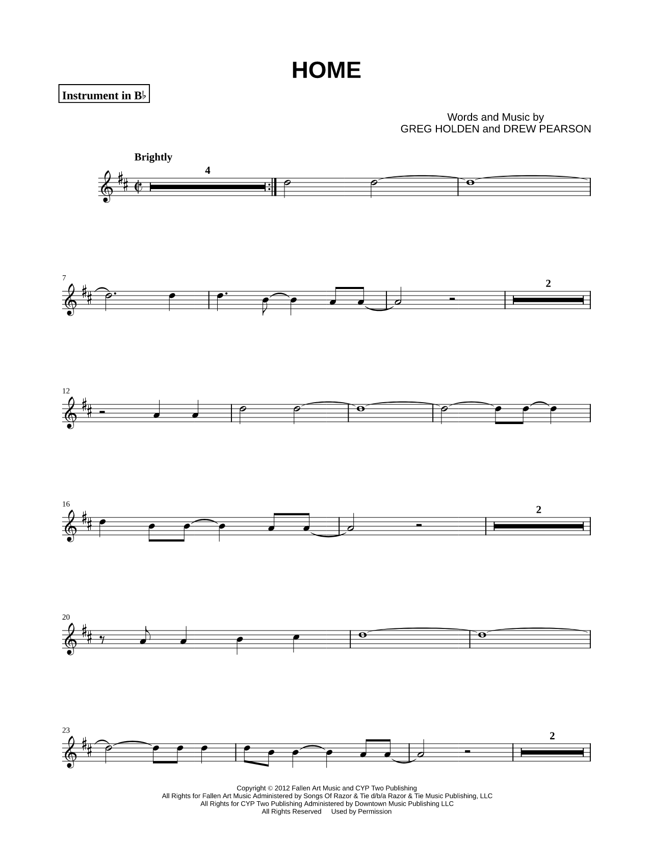 Home - Bb Instrument