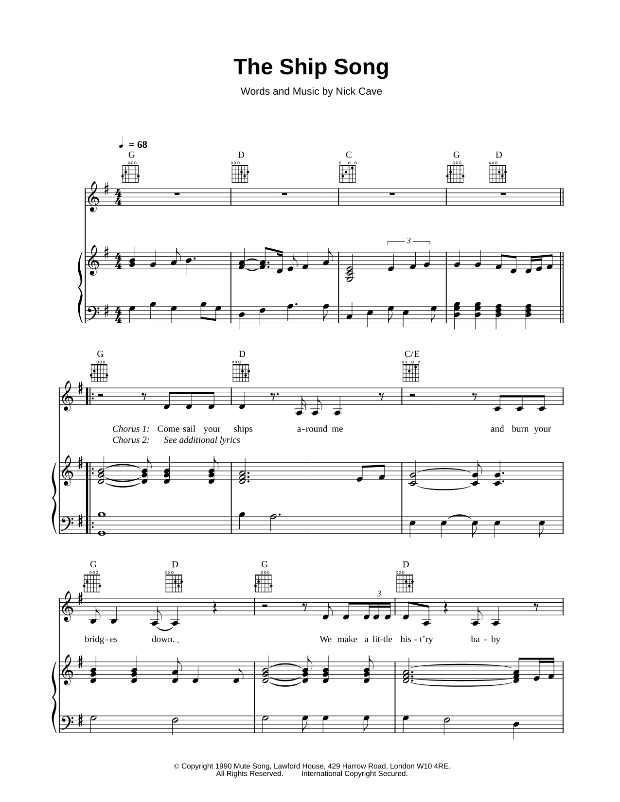 The Ship Song