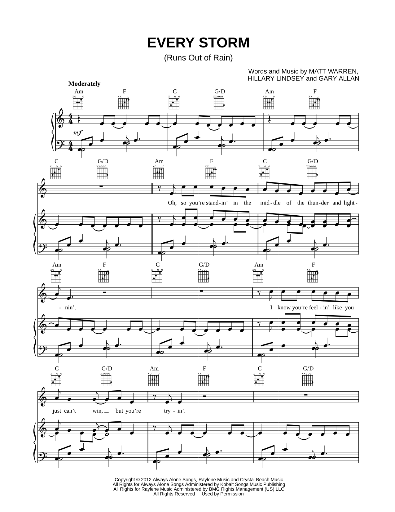 Every Storm (Runs Out of Rain)