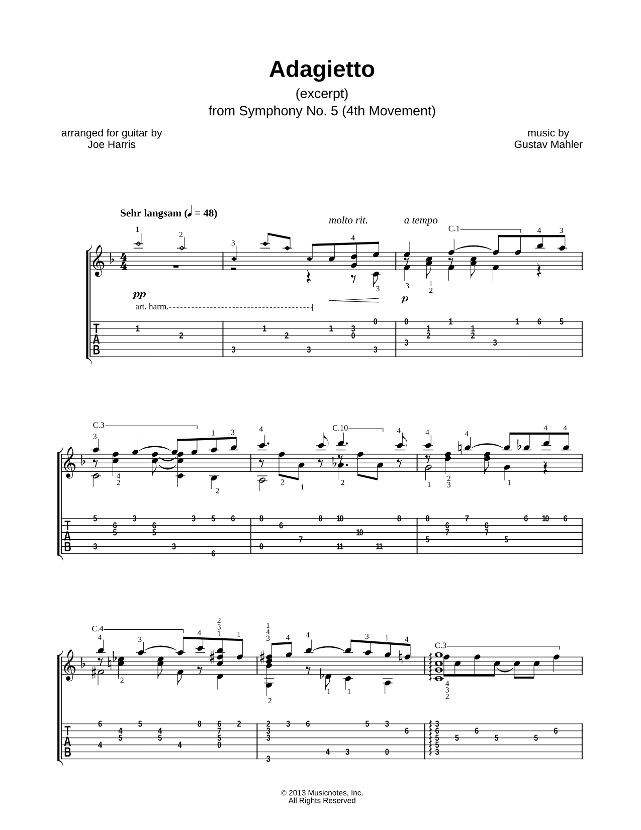 Adagietto (excerpt)