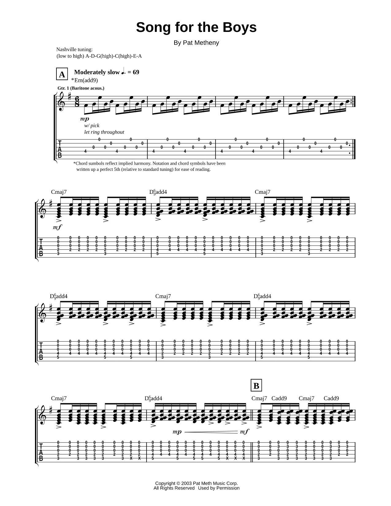 Song for the Boys
