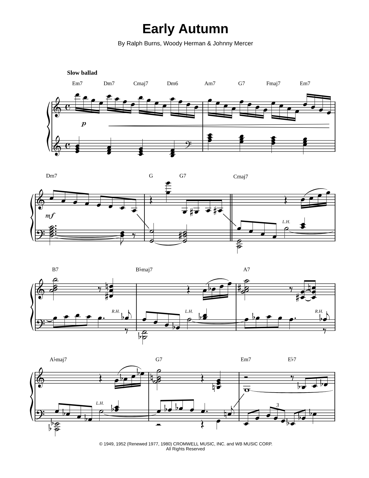 Early Autumn