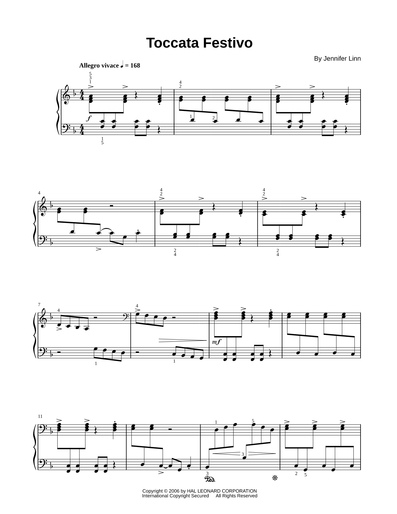 Toccata Festivo