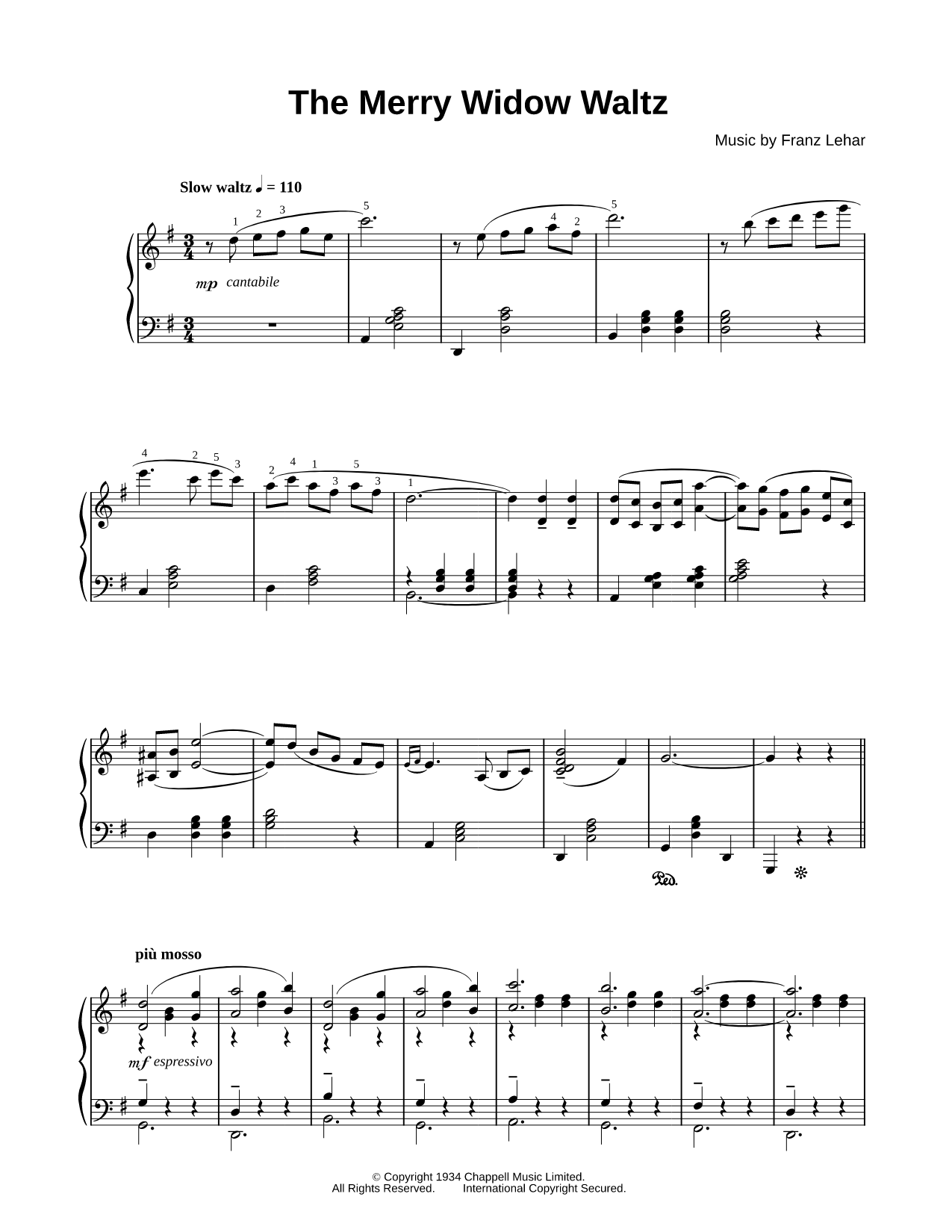 The Merry Widow Waltz