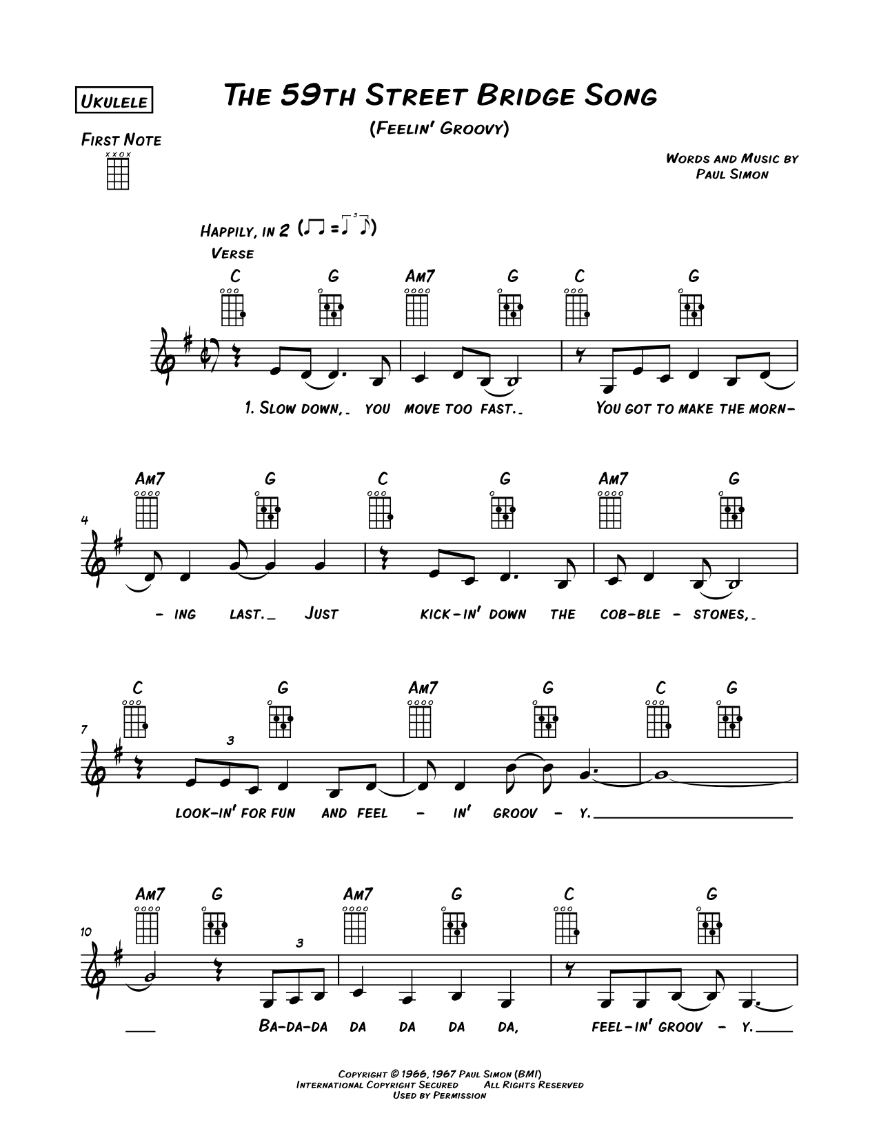 The 59th Street Bridge Song (Feelin' Groovy)