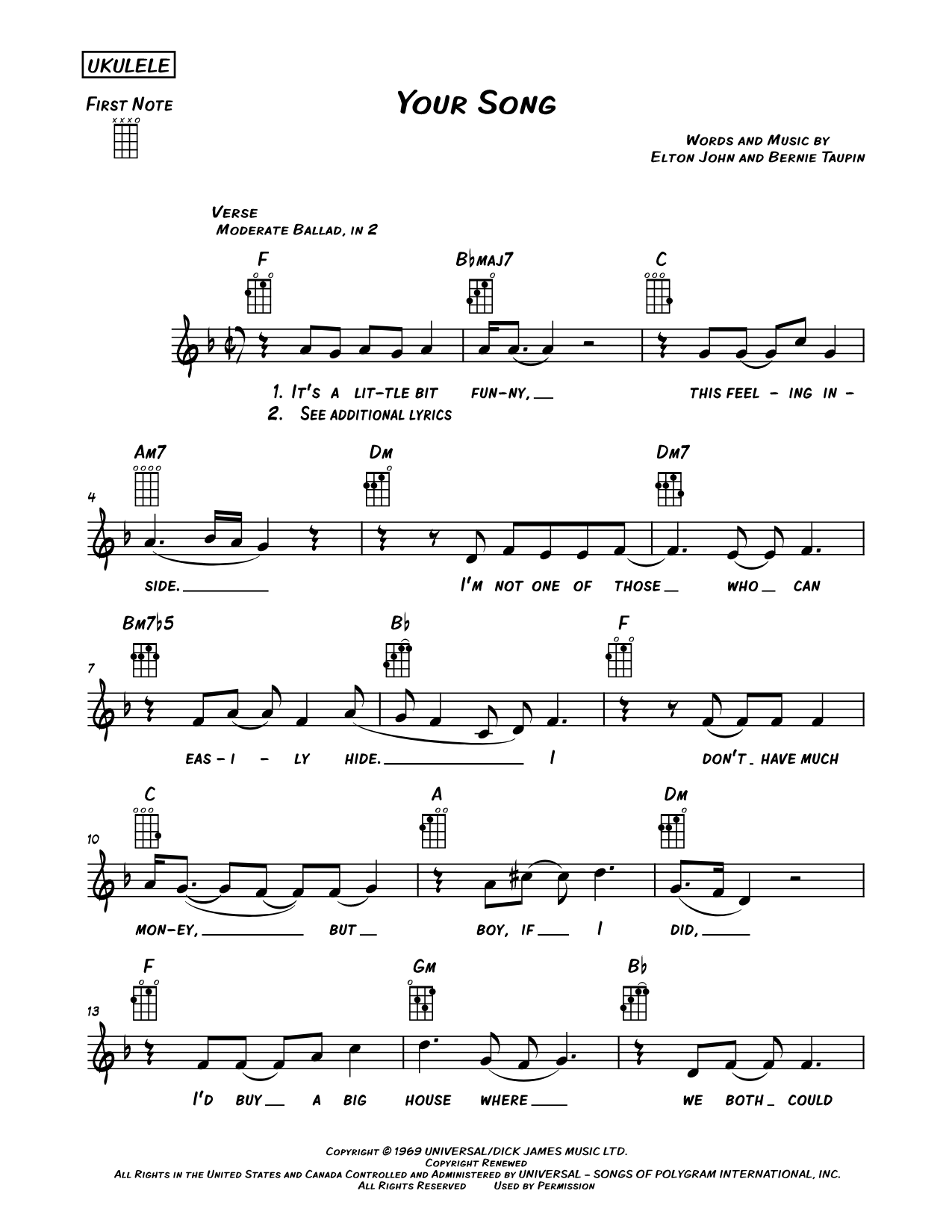 Your Song