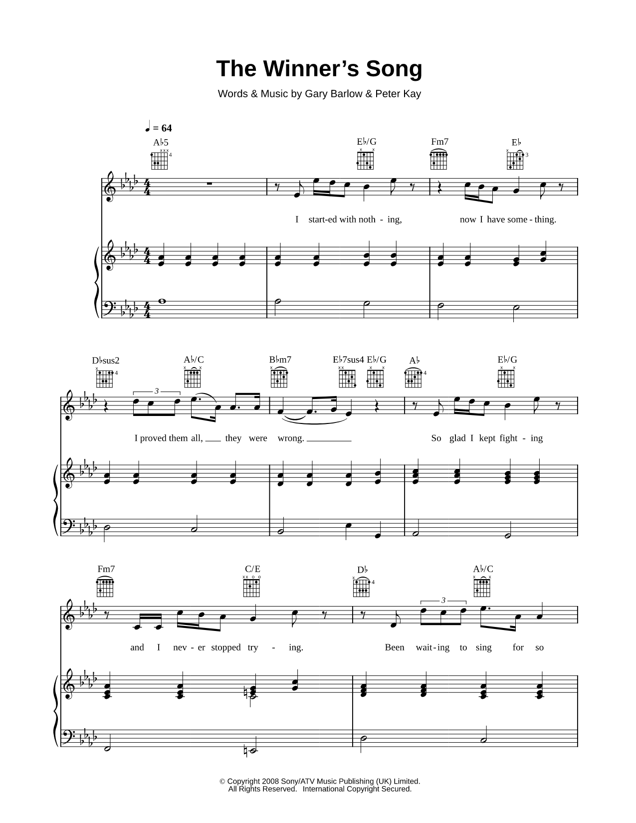 The Winner's Song