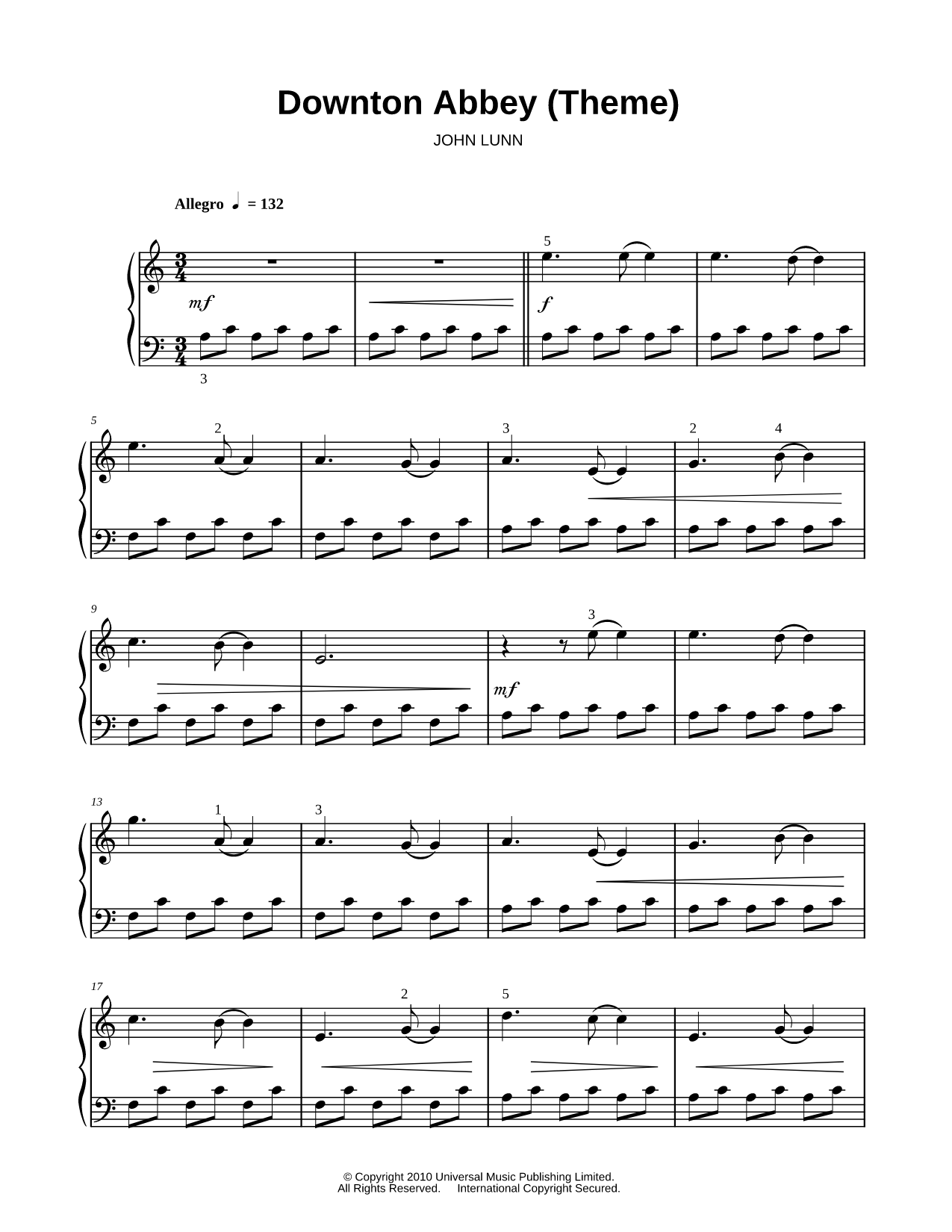 Downton Abbey Theme