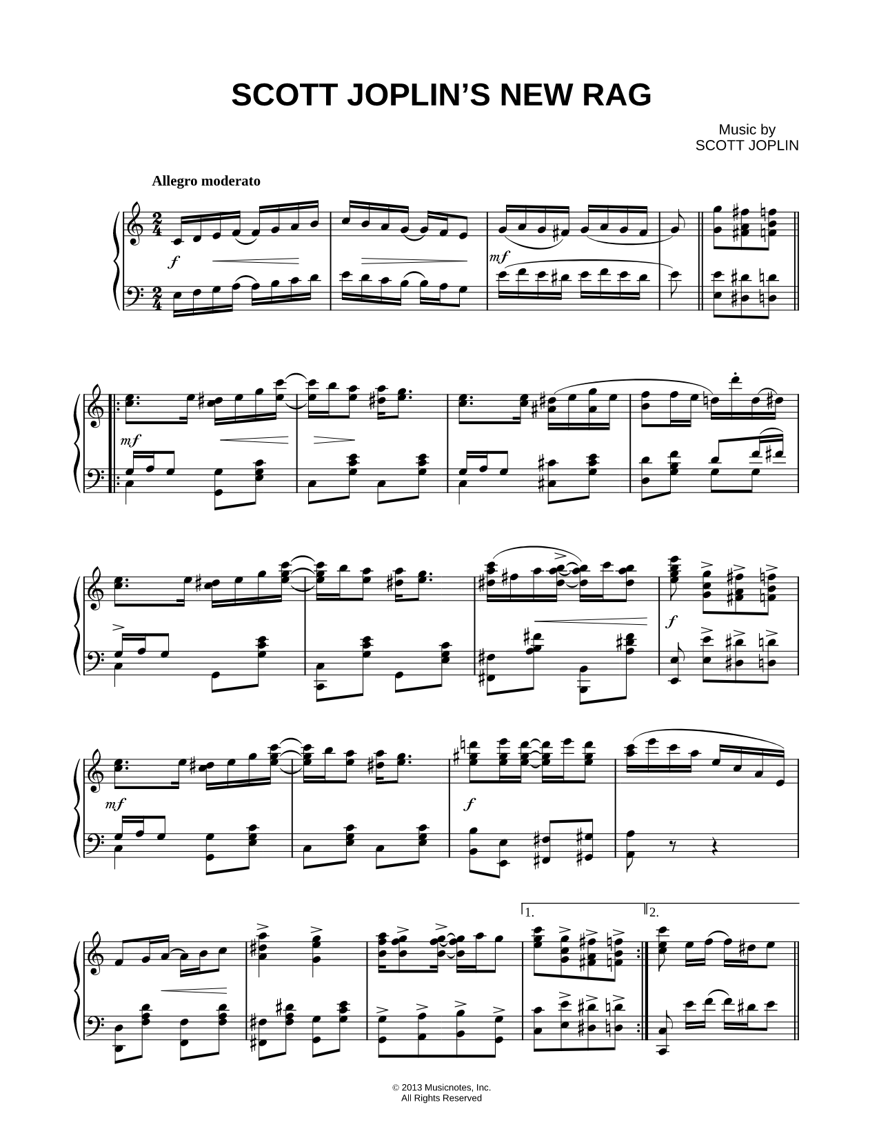 Scott Joplin's New Rag