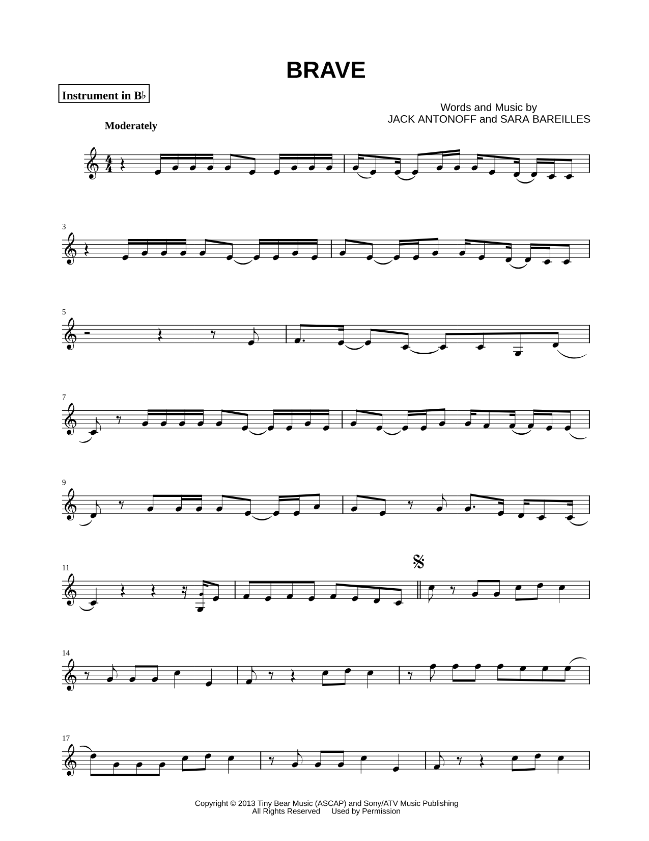Brave - Bb Instrument