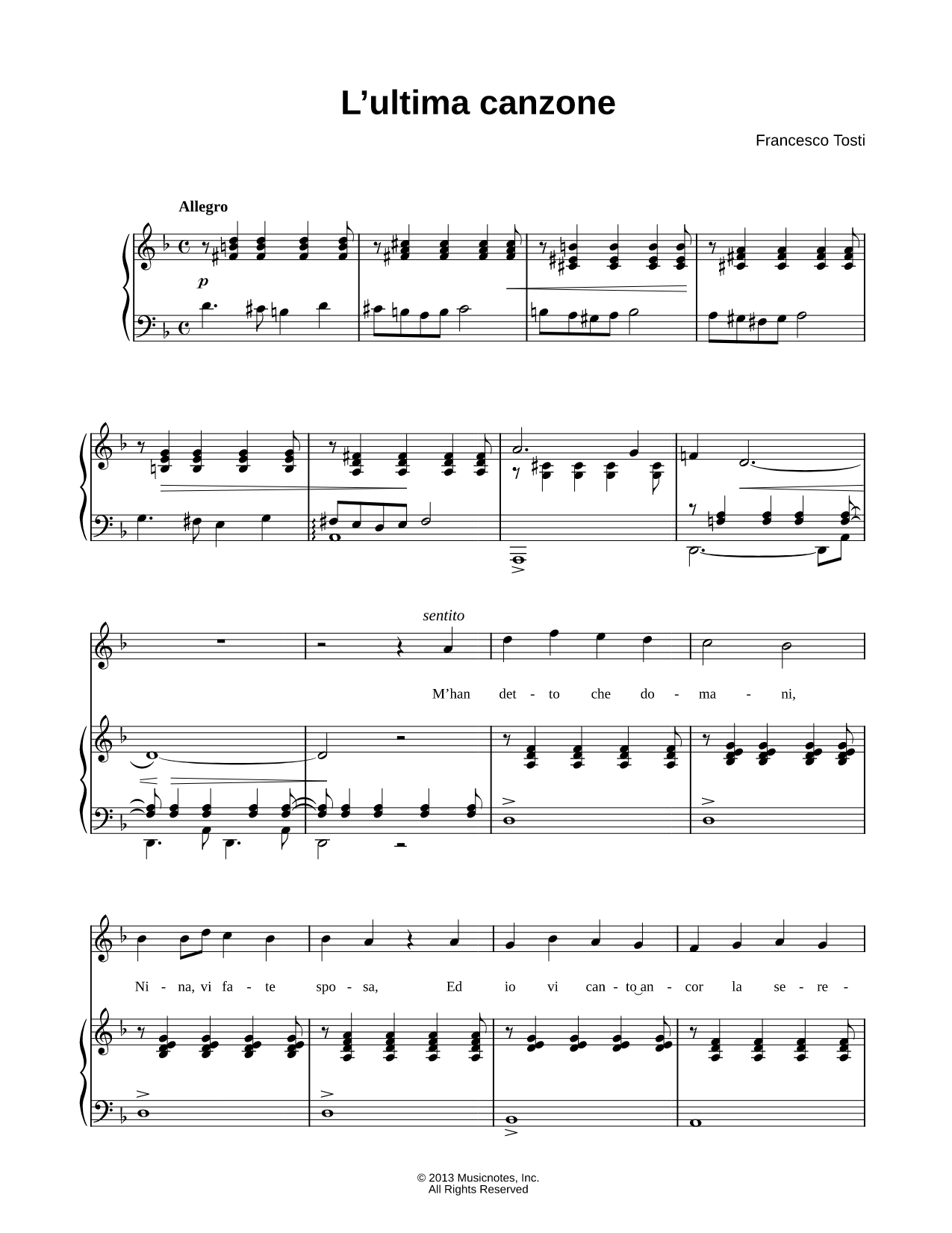 L'Ultima Canzone