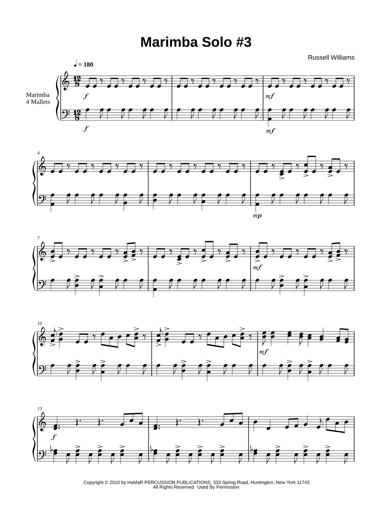 Marimba Solo #3