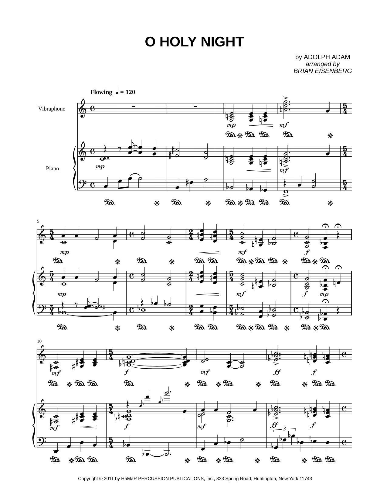 O Holy Night - Vibraphone & Piano