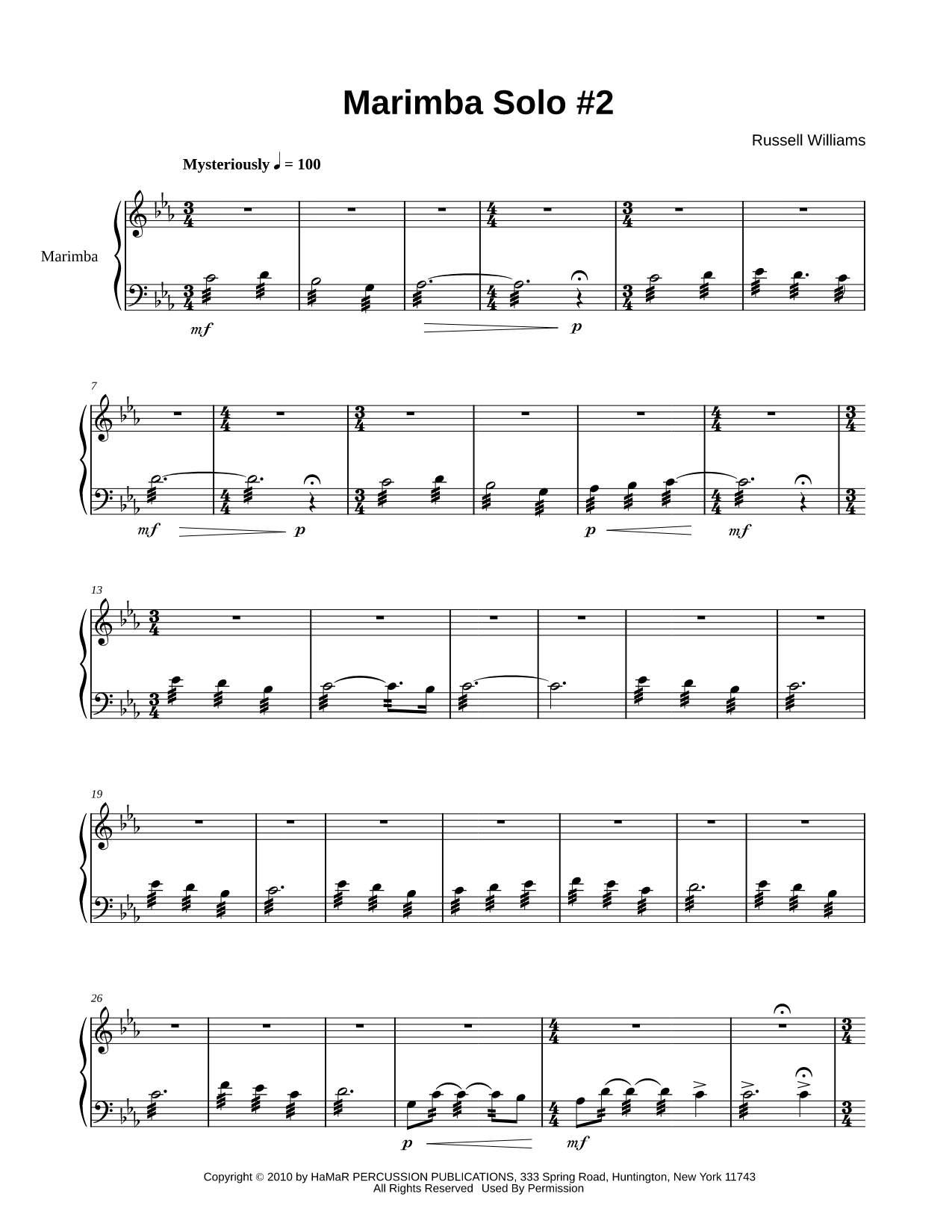 Marimba Solo #2