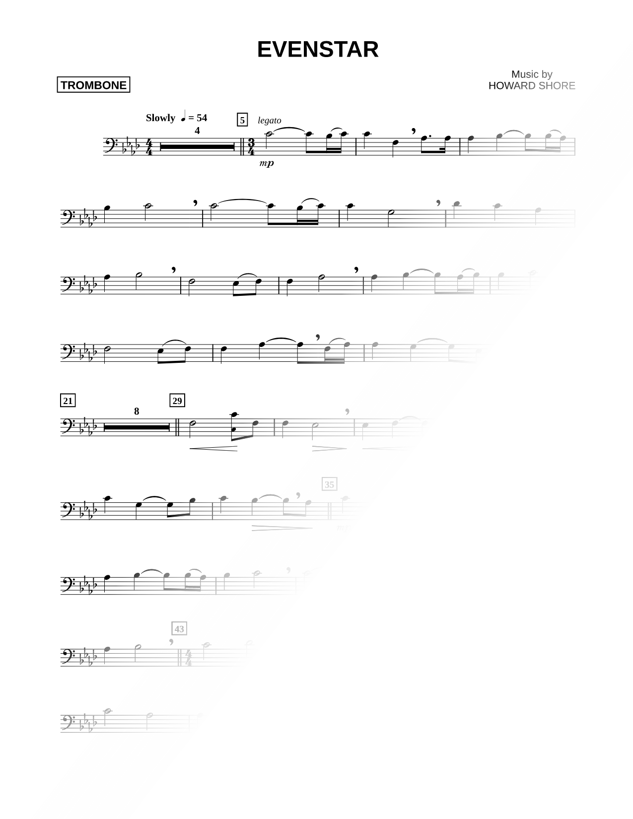 Evenstar - Trombone