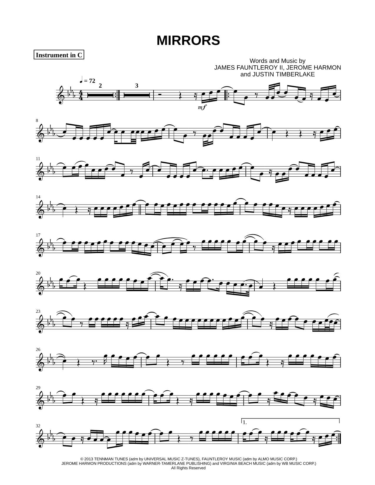 Mirrors - C Instrument