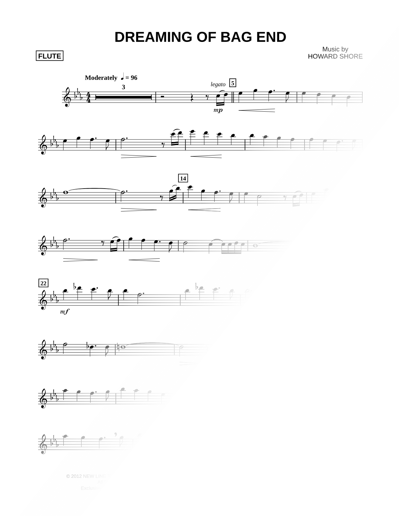 Dreaming of Bag End - Flute