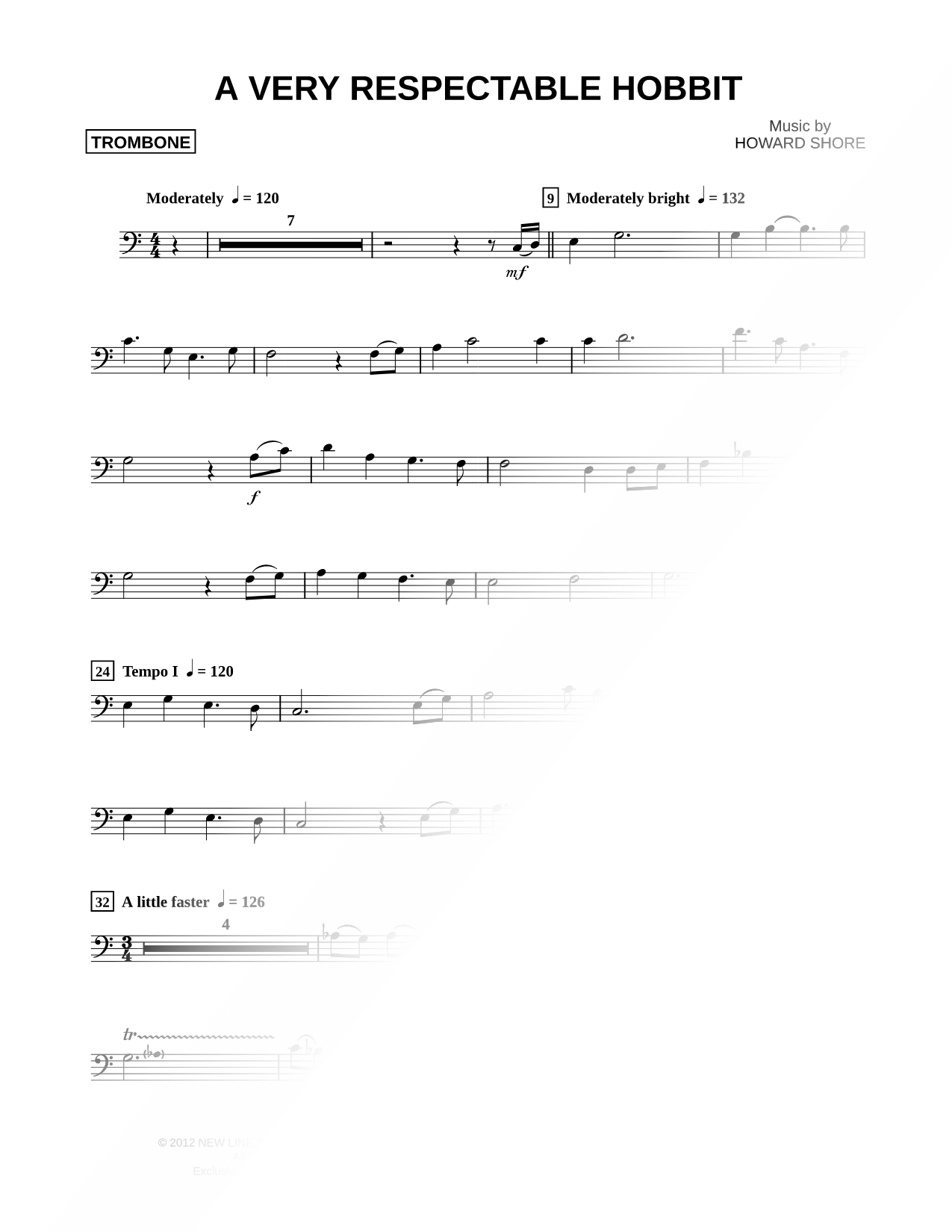 A Very Respectable Hobbit - Trombone