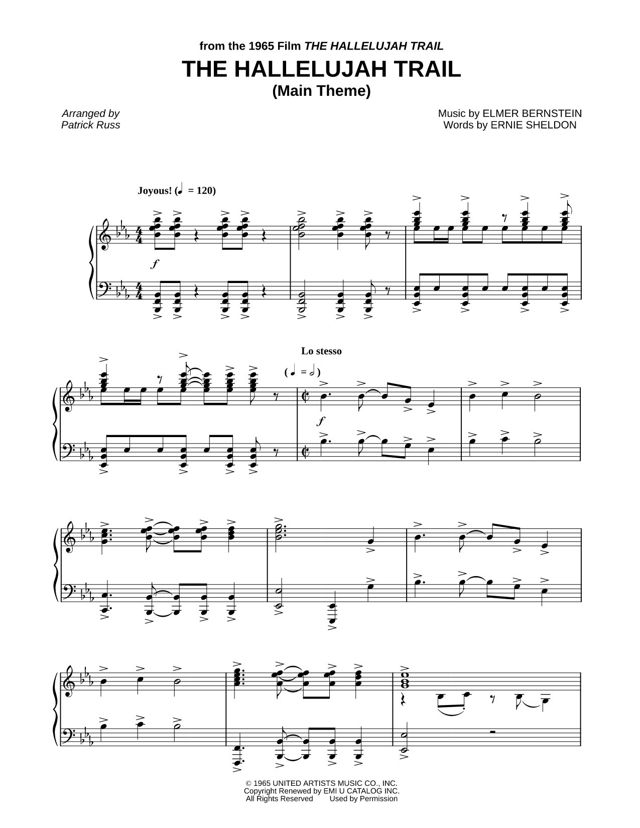 The Hallelujah Trail (Main Theme)