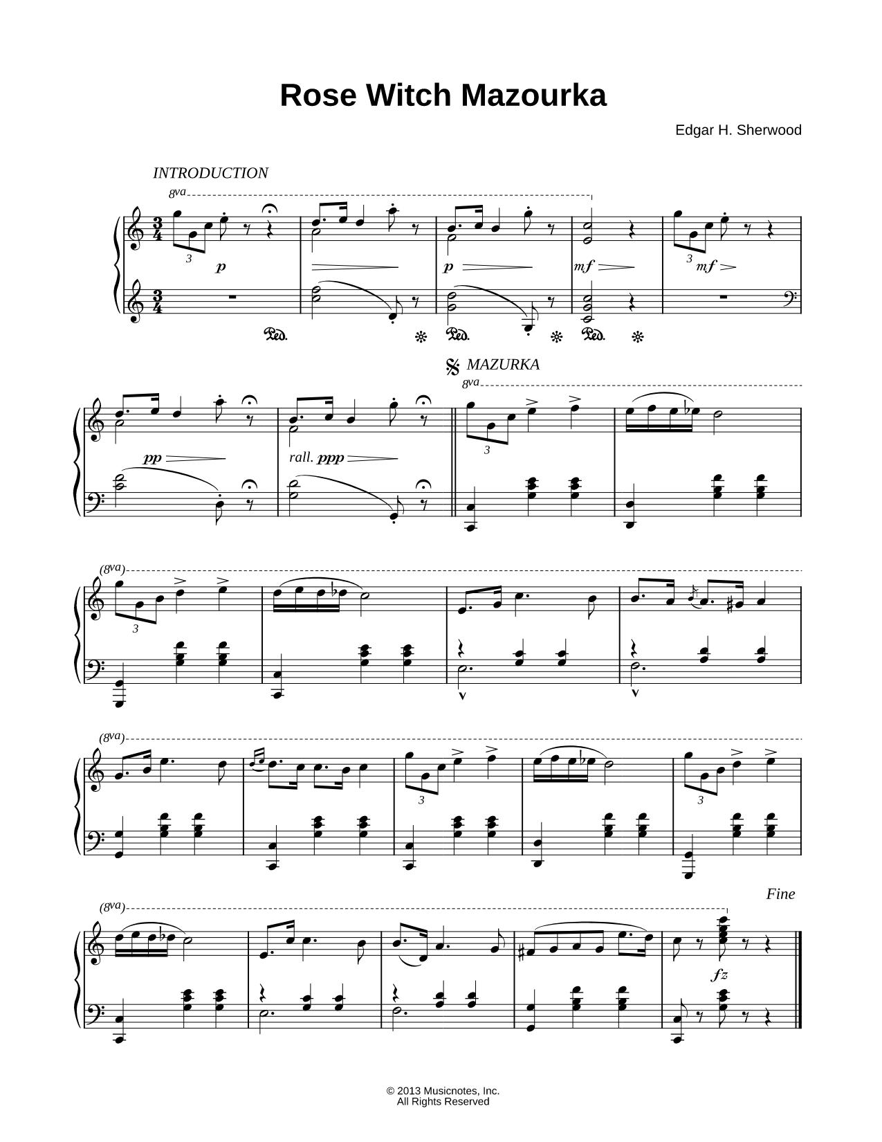 Rose Witch Mazourka